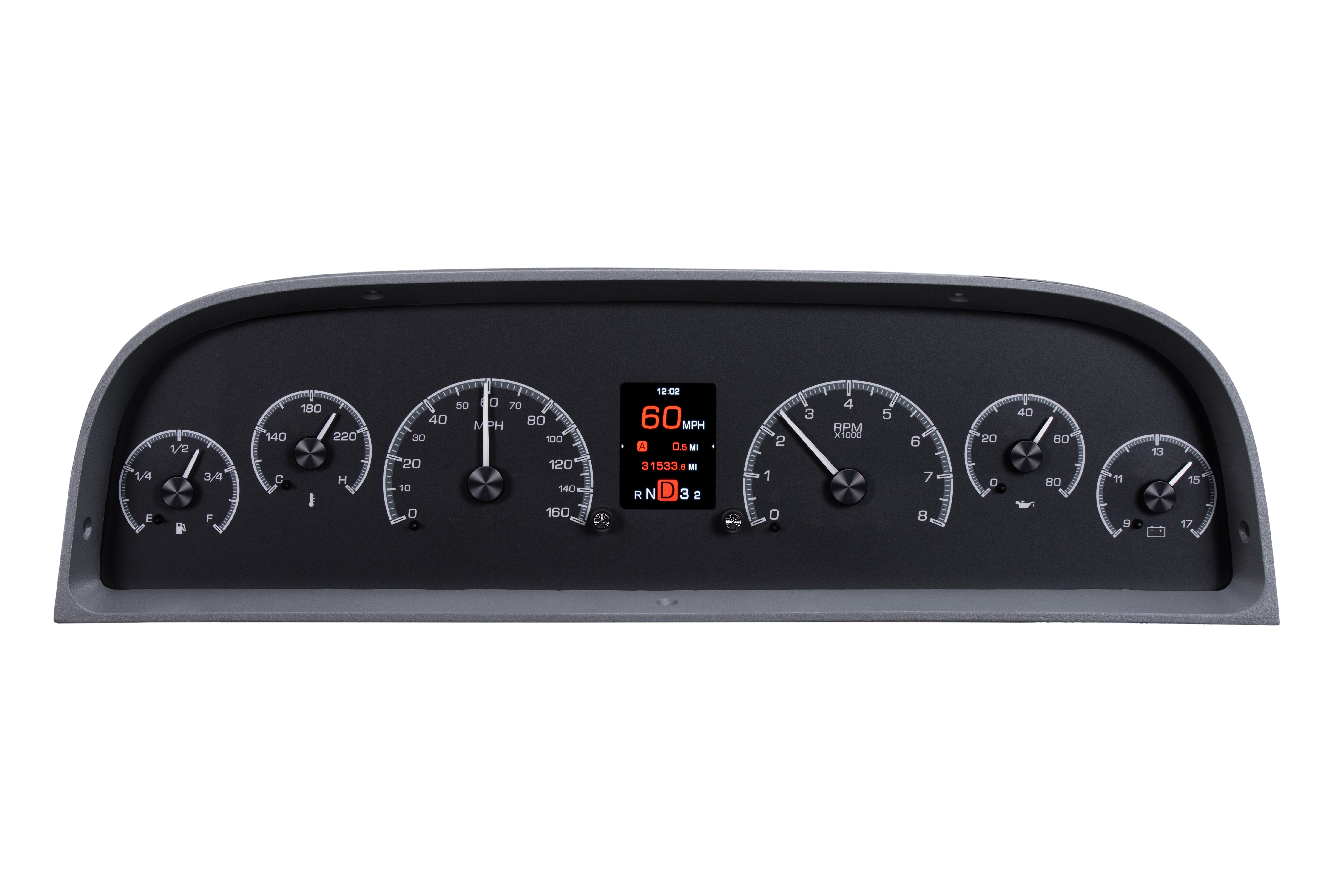 Dakota Digital HDX-60C-PU — 1960–1963 Chevy/GMC Truck HDX Instrument S Dakota Digital HDX-60C-PU — 1960–1963 Chevy/GMC Truck HDX Instrument S