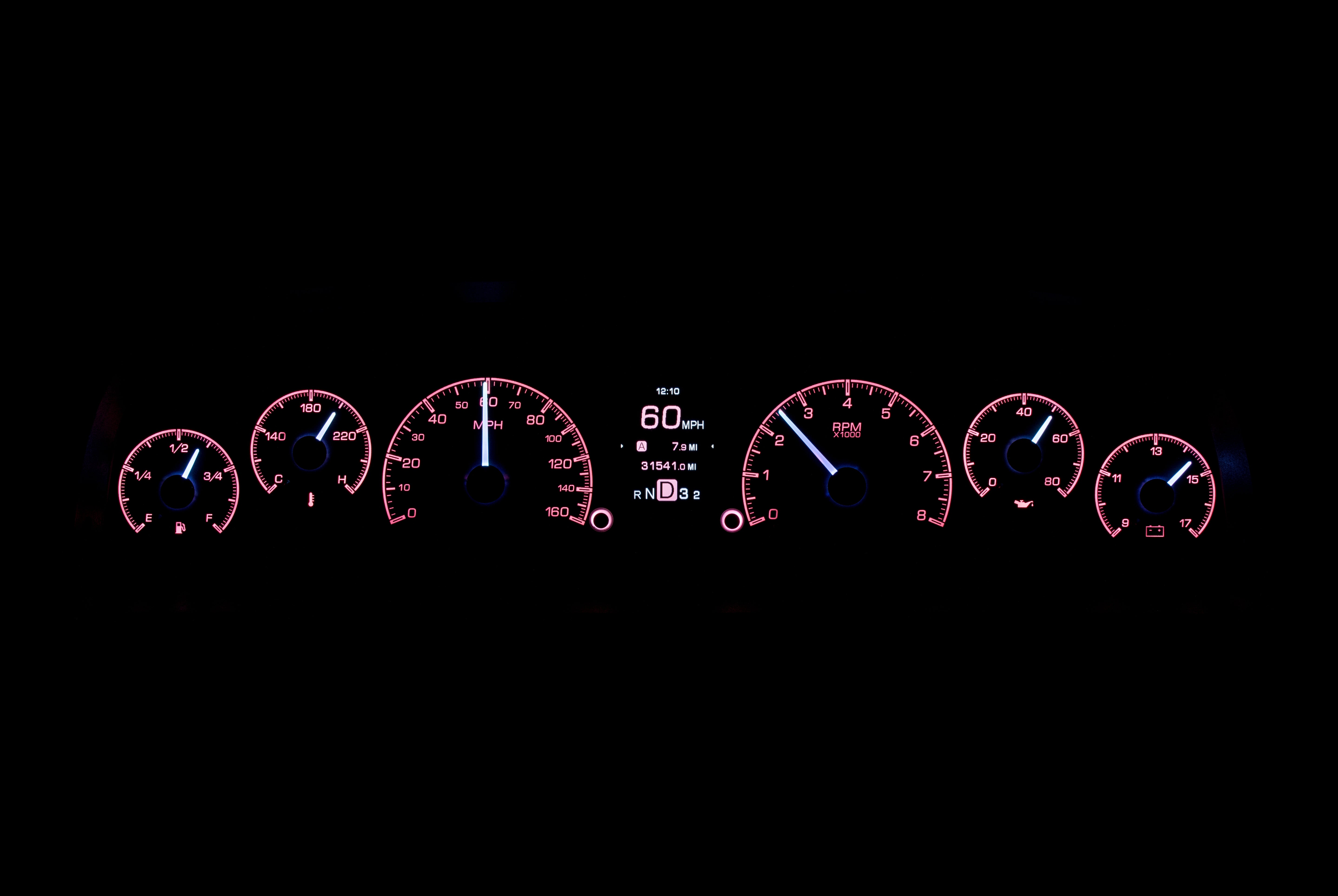 Dakota Digital HDX-60C-PU — 1960–1963 Chevy/GMC Truck HDX Instrument System