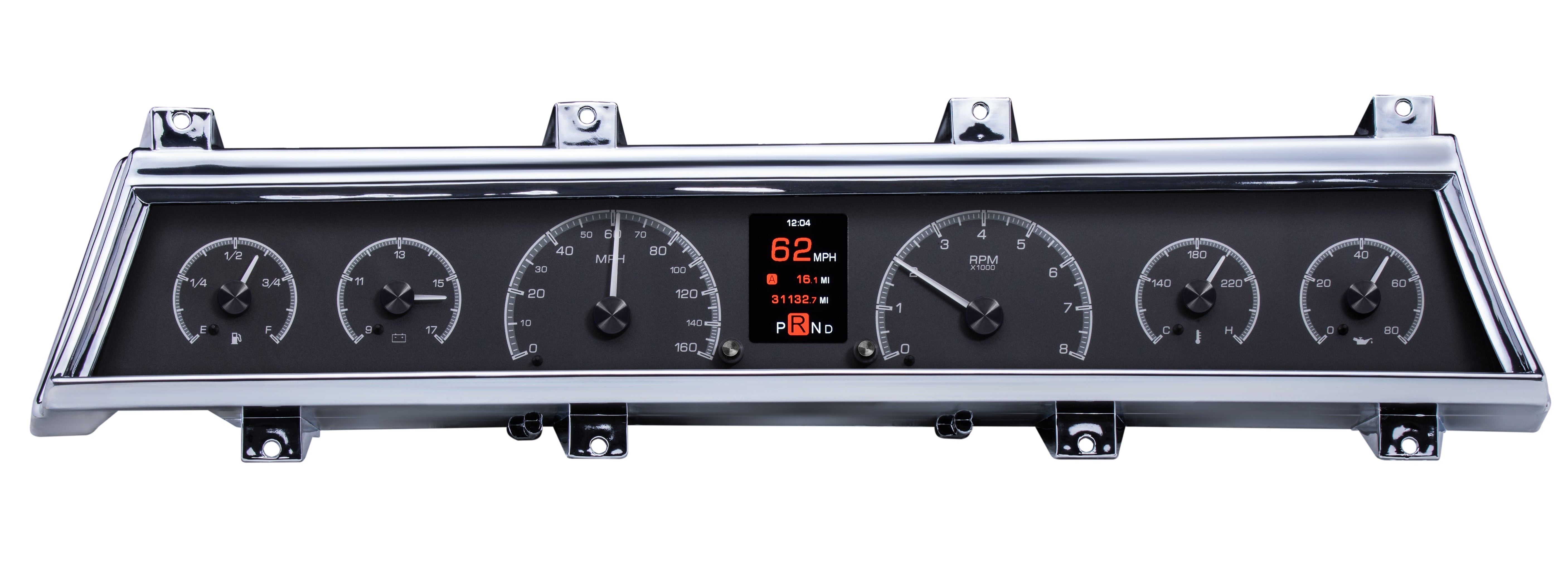Dakota Digital HDX-66C-CVL — 1966–67 Chevy Chevelle/El Camino Chevelle/El Camino HDX Instruments