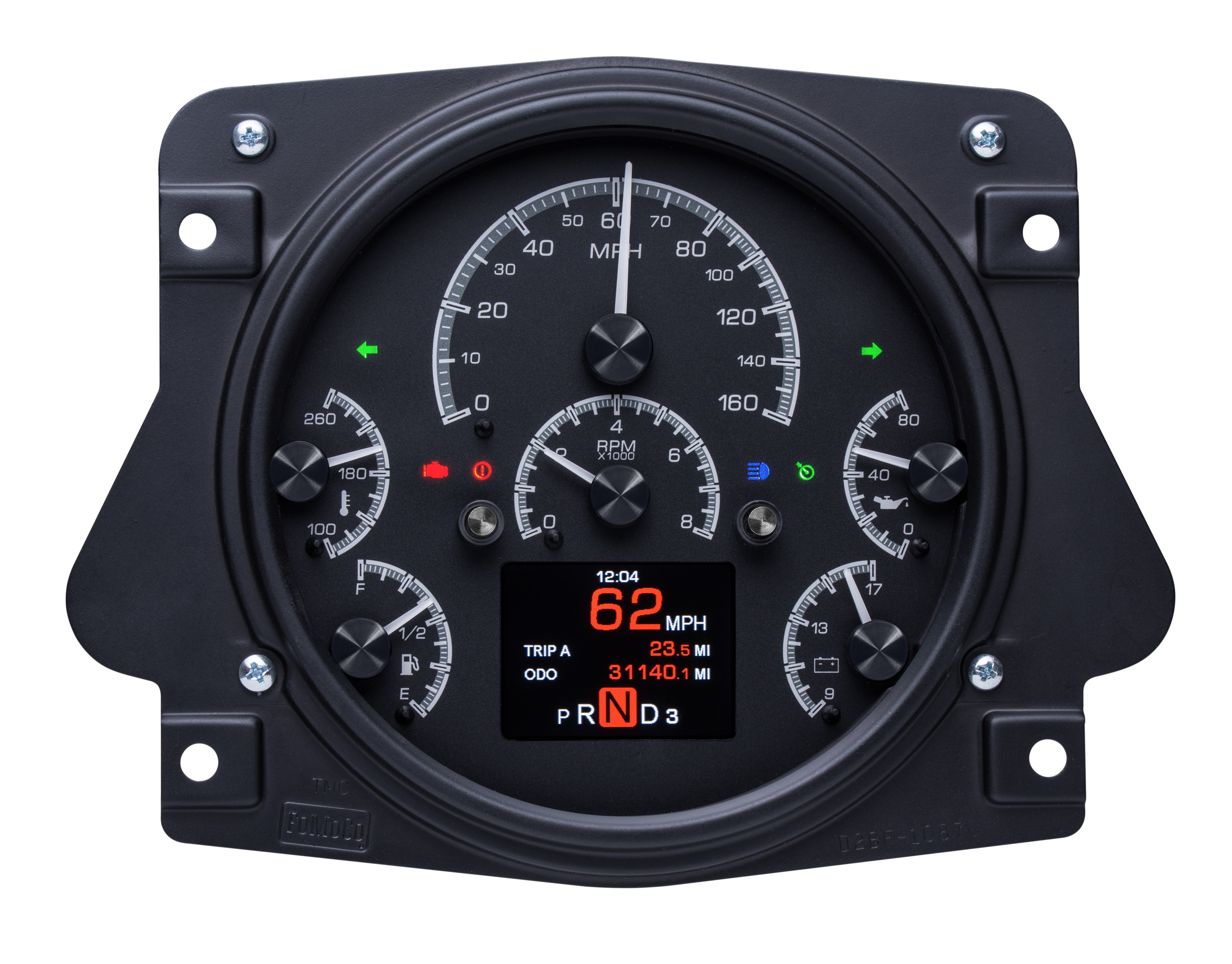 Dakota Digital HDX-66F-BRO — 1966–76 Ford Bronco HDX Gauge Kit