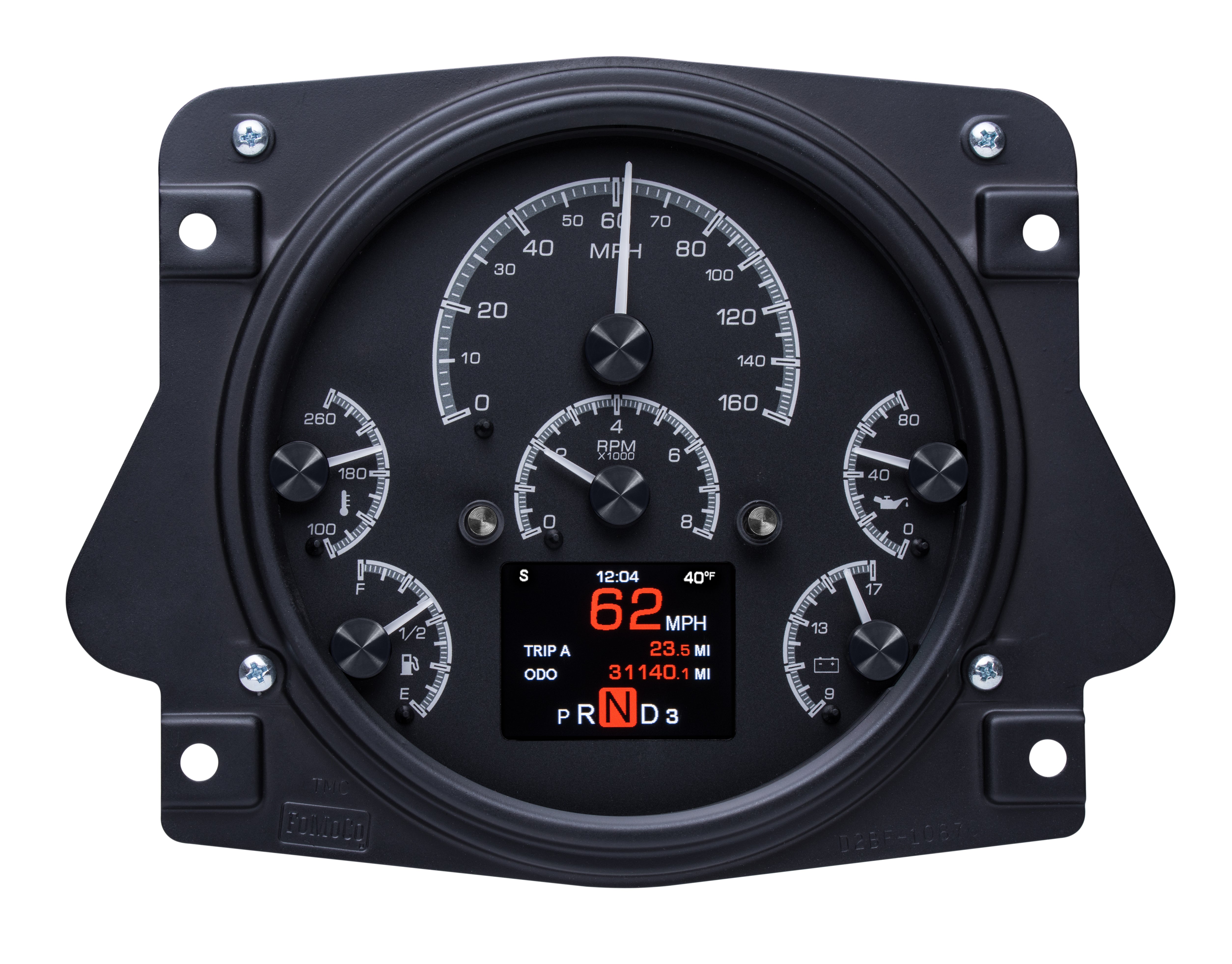 Dakota Digital HDX-66F-BRO — 1966–76 Ford Bronco HDX Gauge Kit