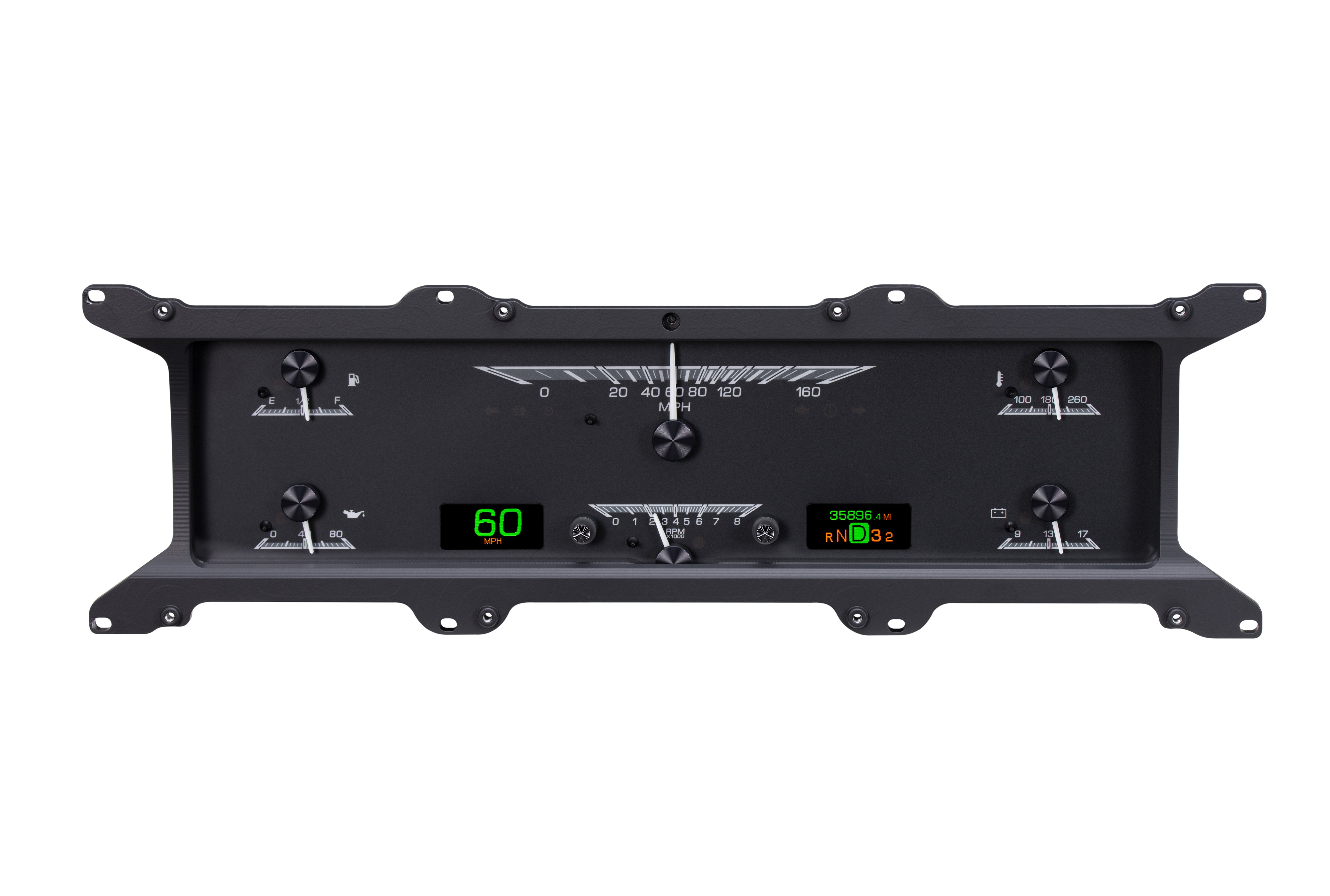 Dakota Digital HDX-67F-PU — 1967–72 Ford F-100 / F-Series HDX Gauge