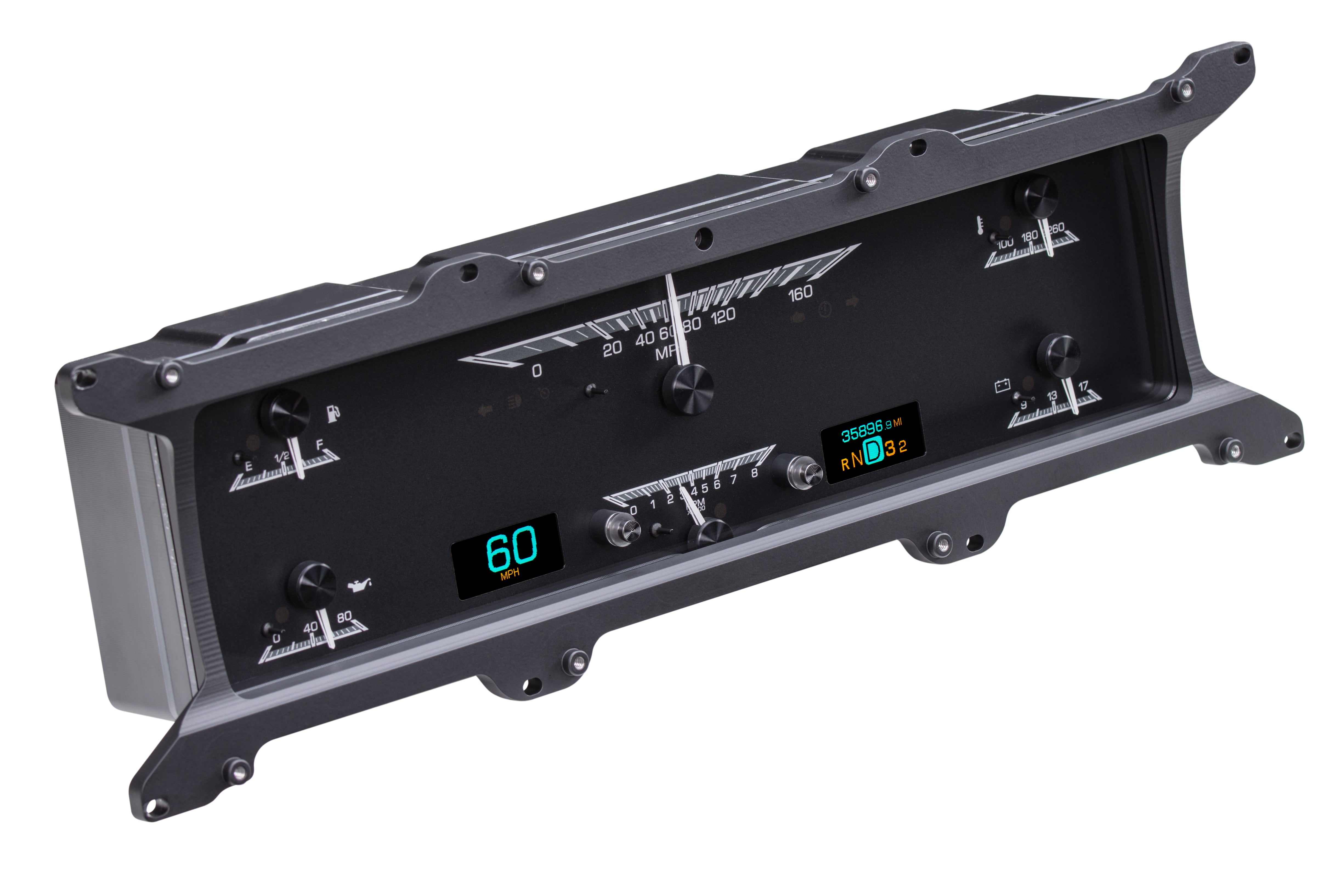Dakota Digital HDX-67F-PU — 1967–72 Ford F-100 / F-Series HDX Gauge