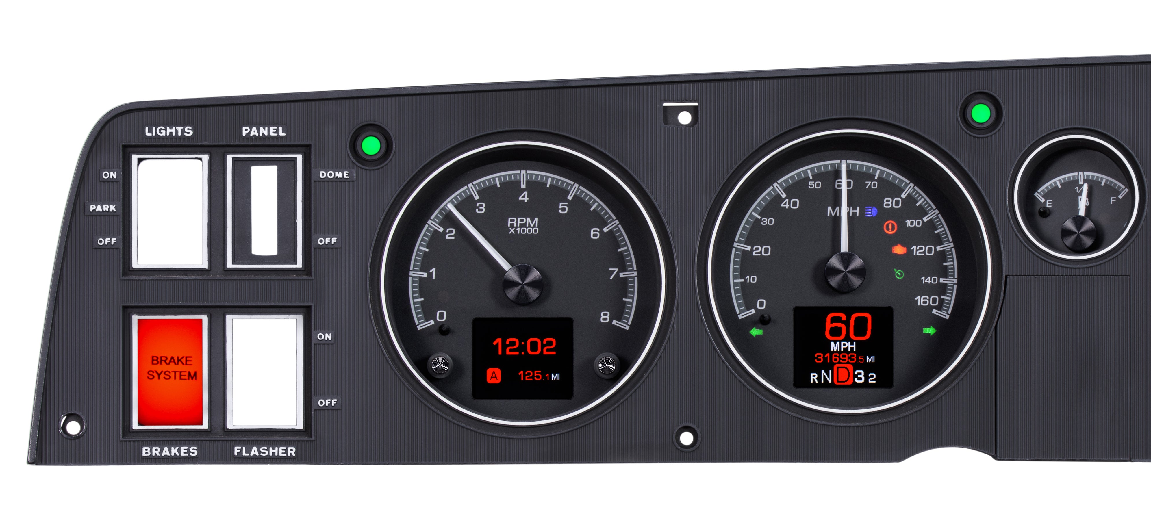 Dakota Digital HDX-68D-CHG — 1968–70 Dodge Charger HDX Gauge