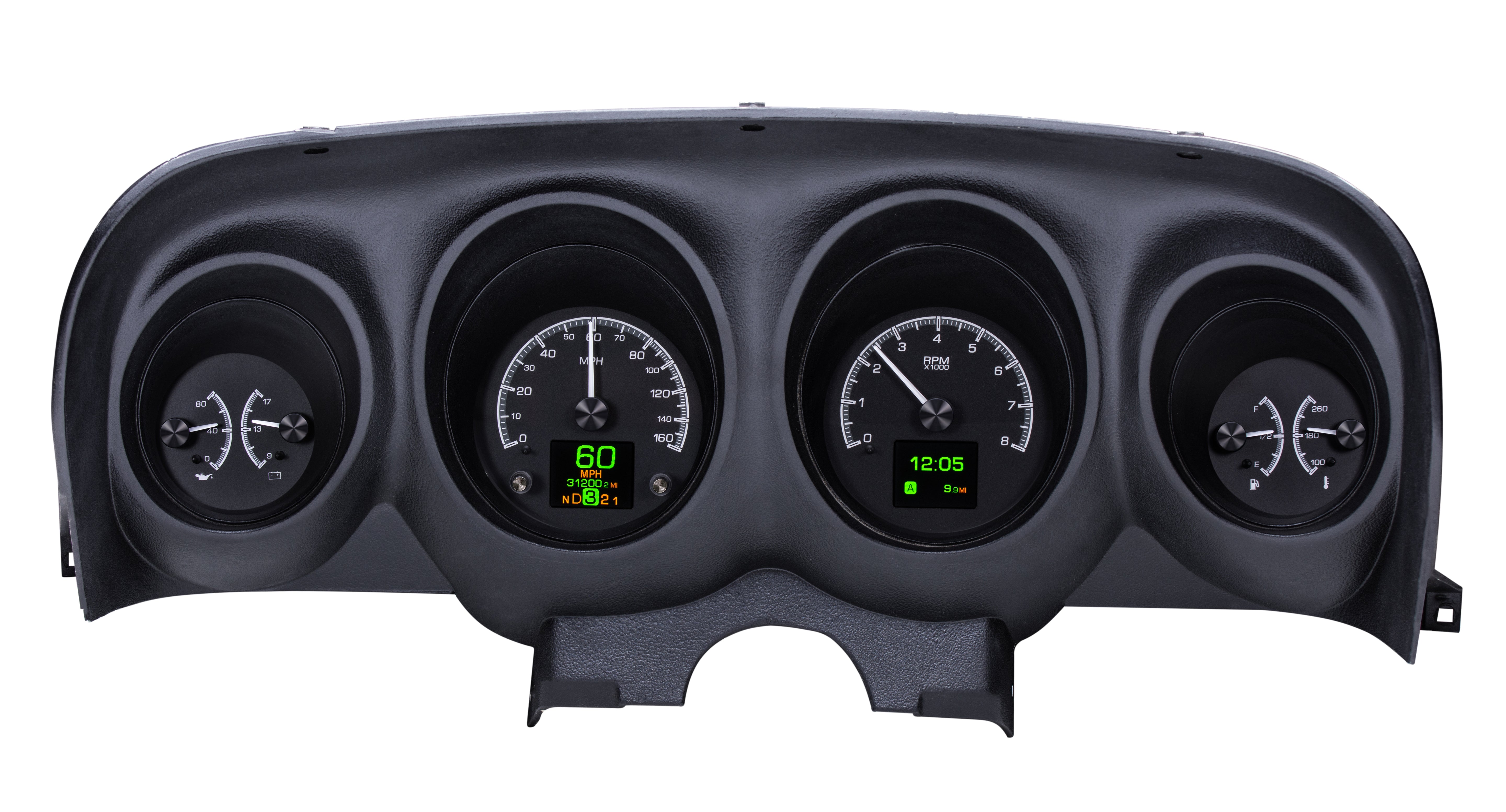 Dakota Digital HDX-69F-MUS — 1969–70 Ford Mustang HDX Gauge