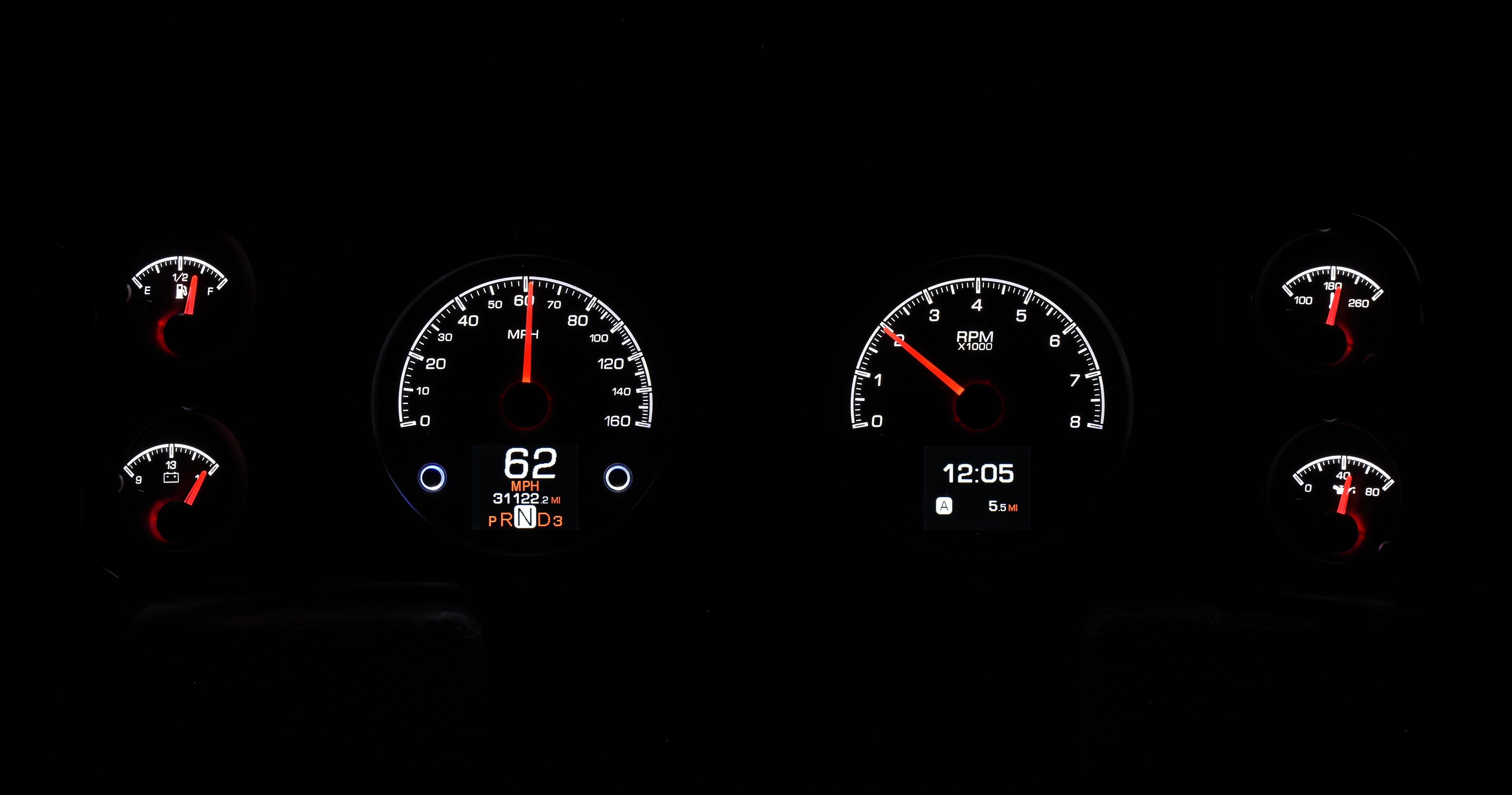 Dakota Digital HDX-70C-CAM — 1970–1981 Chevy Camaro HDX Instrument System