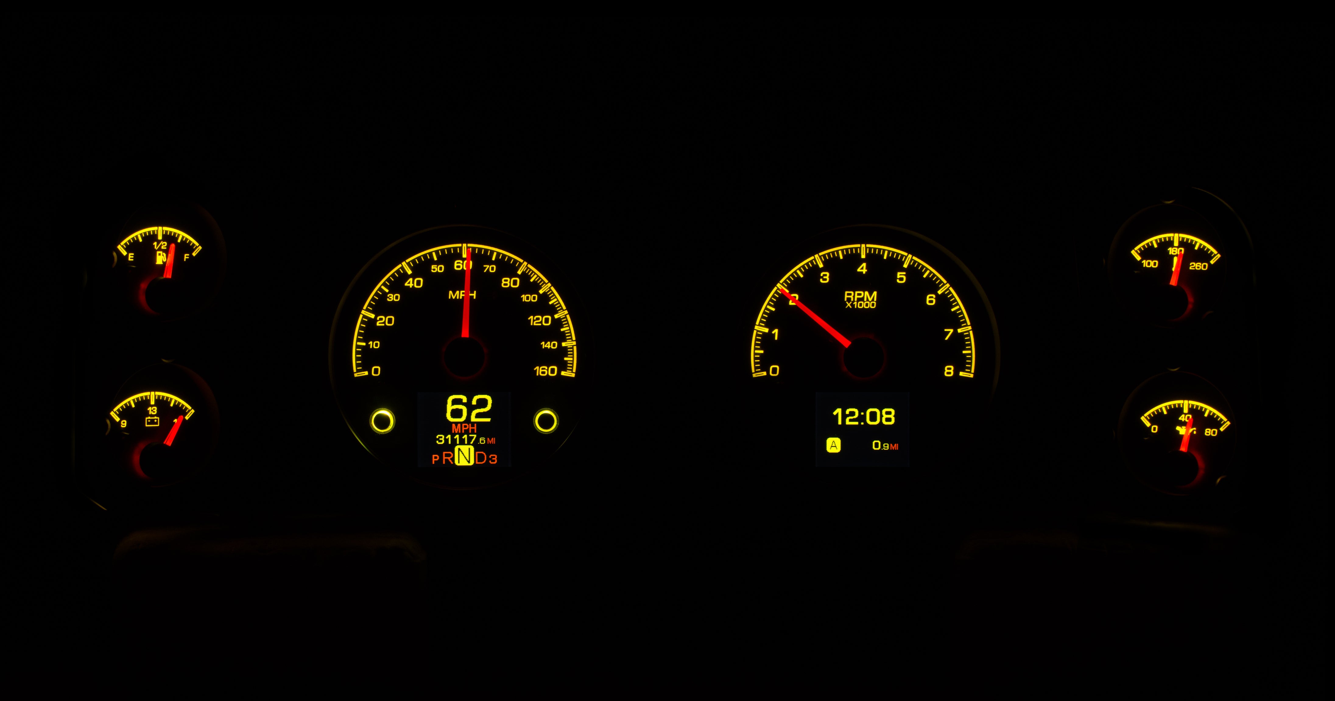 Dakota Digital HDX-70C-CAM — 1970–1981 Chevy Camaro HDX Instrument System
