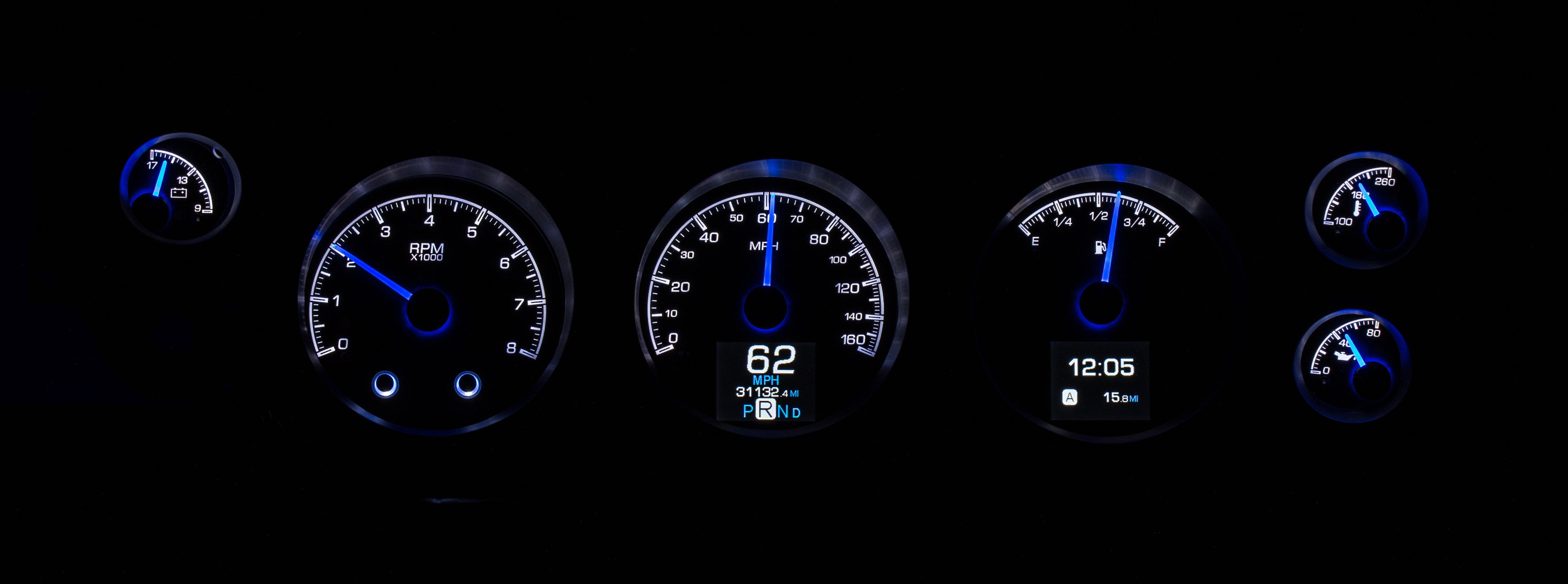 Dakota Digital HDX-70C-CVL — 1970–72 Chevy Chevelle SS / El Camino / M