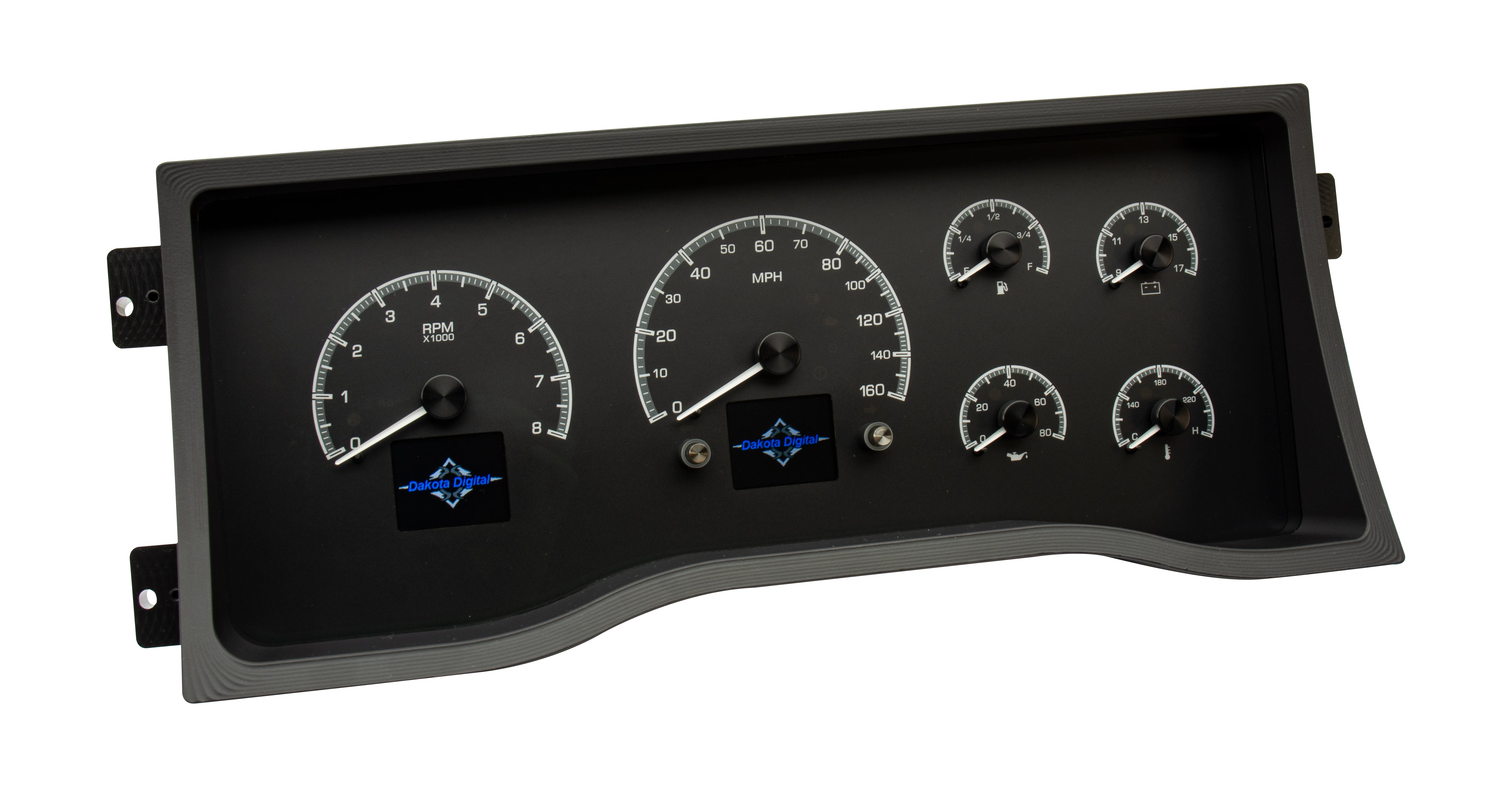 Dakota Digital HDX-95C-PU — 1995–1998 GM Truck & 1995–2000 Chevy/GMC SUV/HD HDX Instrument System
