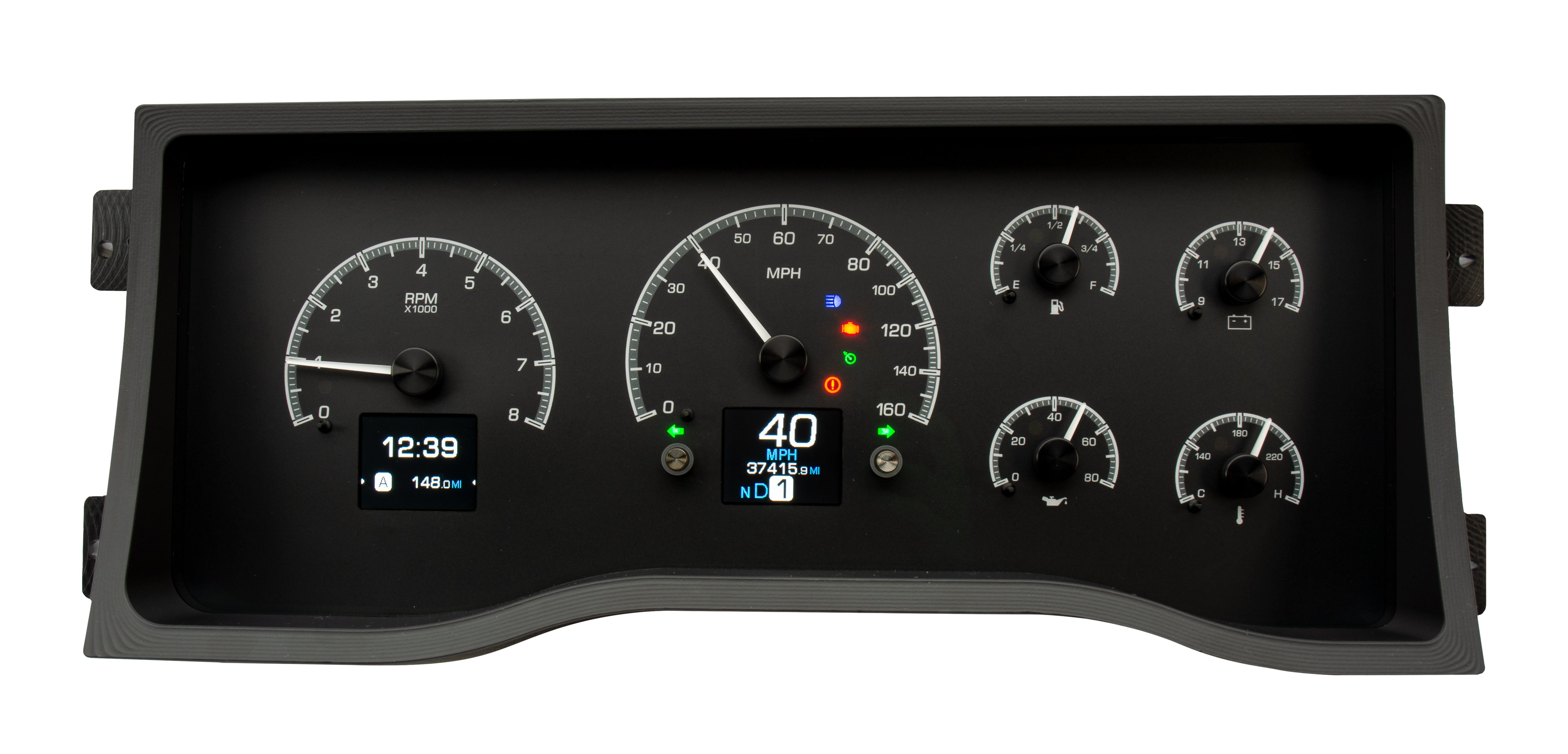 Dakota Digital HDX-95C-PU — 1995–1998 GM Truck & 1995–2000 Chevy/GMC SUV/HD HDX Instrument System