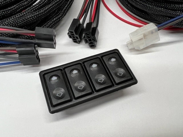 Custom 4 Window Switch Kit with Bezel