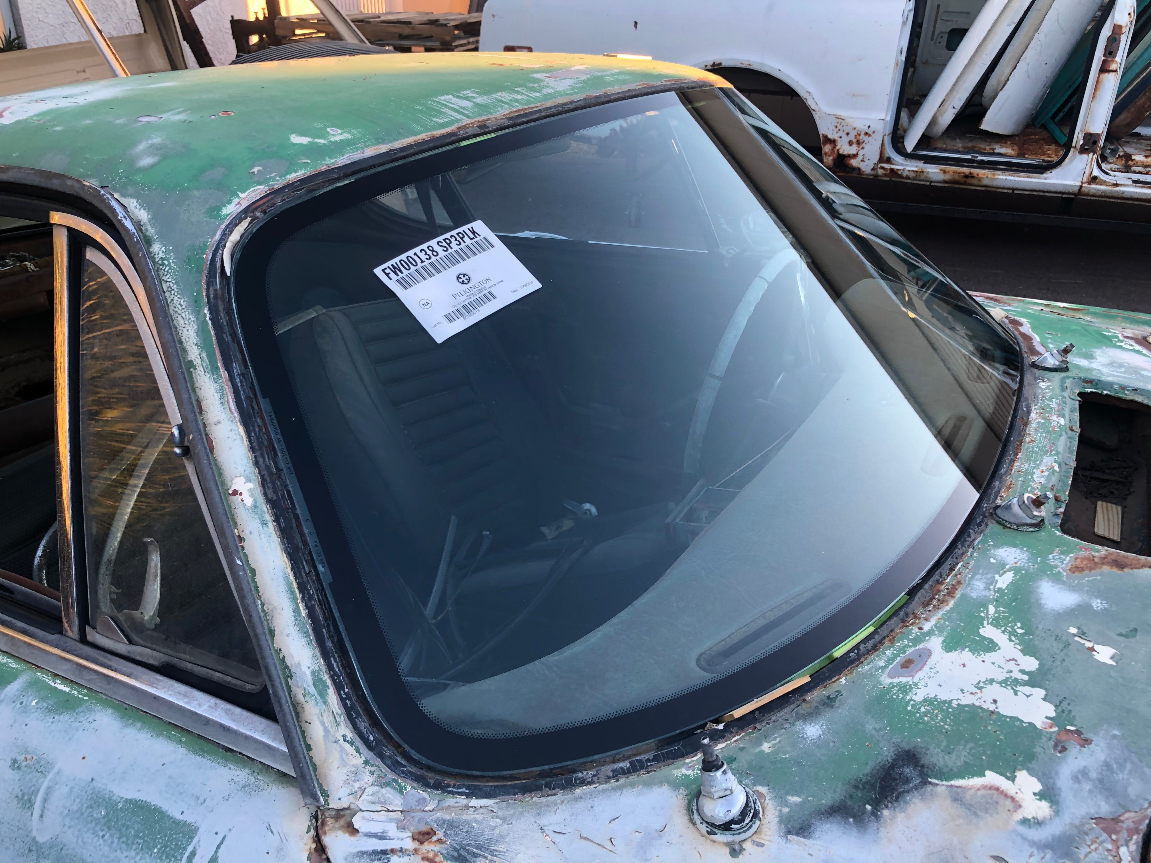 1961-73 Volvo P-1800 DOT Flush Mount Trim Less Glass Kit. Made in America.