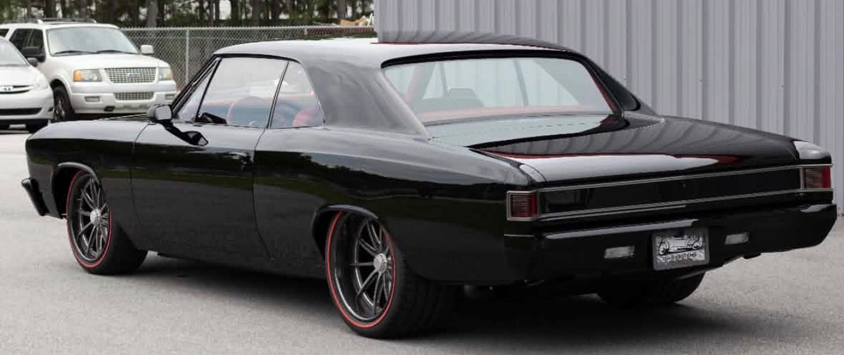 1966–1967 Chevelle Flush-Mount Glass Kit — DOT, Trimless, American-Made (Front & Rear)
