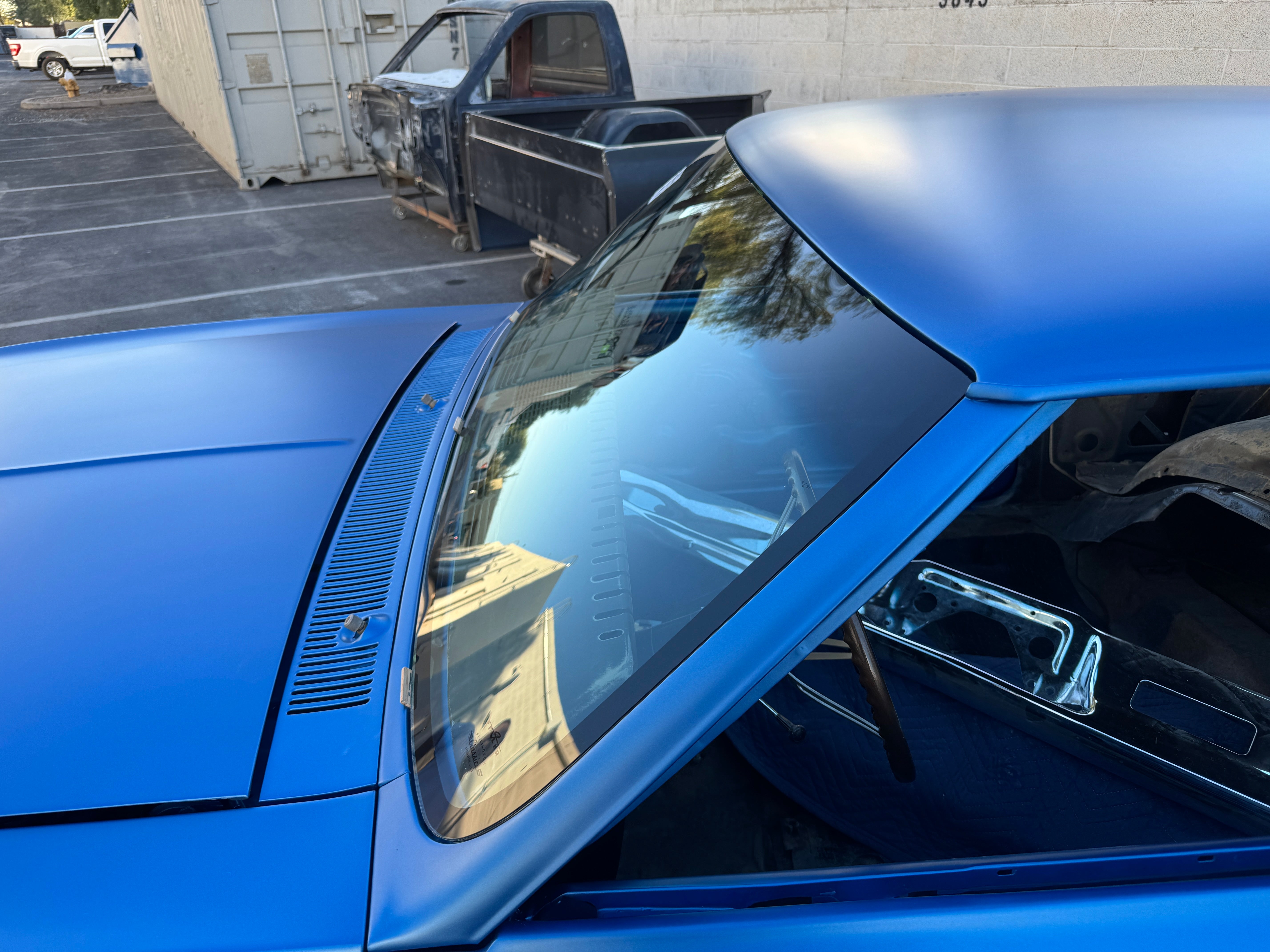 1966-1967 Chevelle / GTO Green Tinted Windshield – Direct Fit, Laminated Glass, W/ Butyl