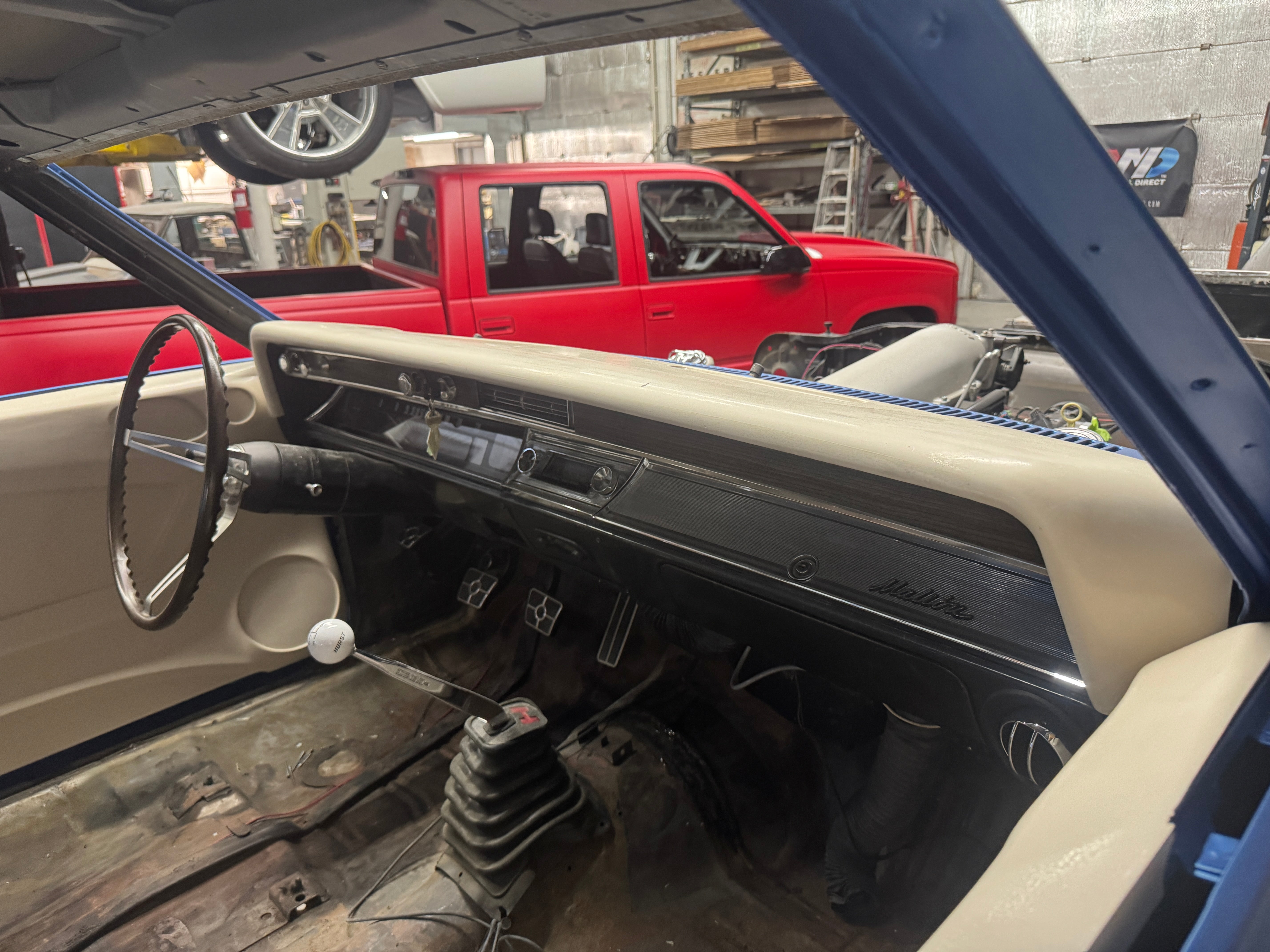 1966-67 Chevelle Dash Overlay