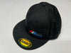 FESLER USA FLEXFIT 210 FITTED BLACK HAT