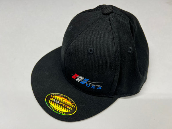 フェイラー　キャップ FESLER USA FLEXFIT 210 FITTED BLACK HAT