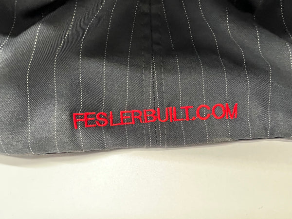 FESLER BUILT FLEXFIT BLACK/STRIPE HAT