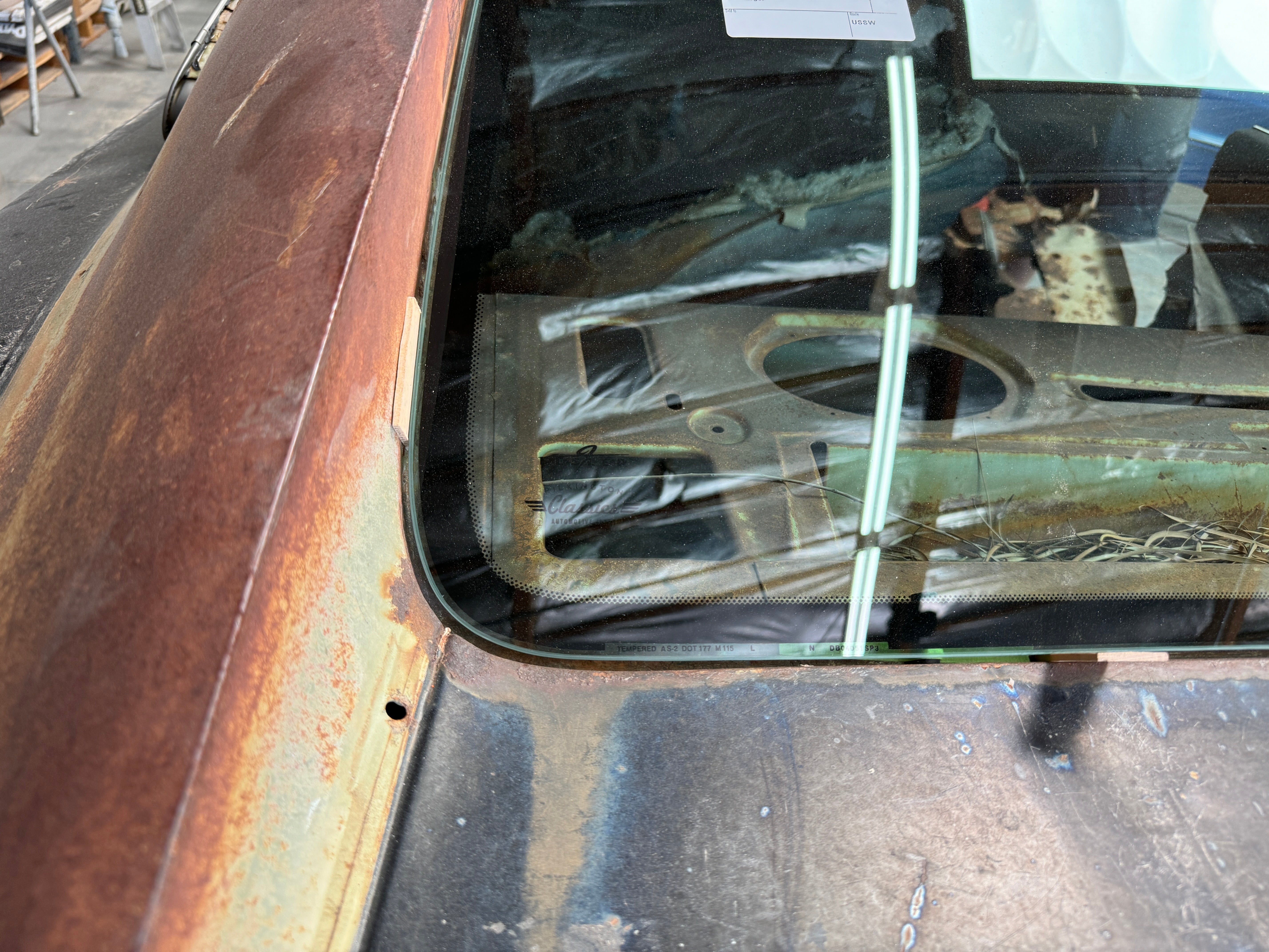 ACC Quarter Glass - Passenger Side RH For 1968-1970 Dodge Plymouth 2-Door Hardtop, Clear