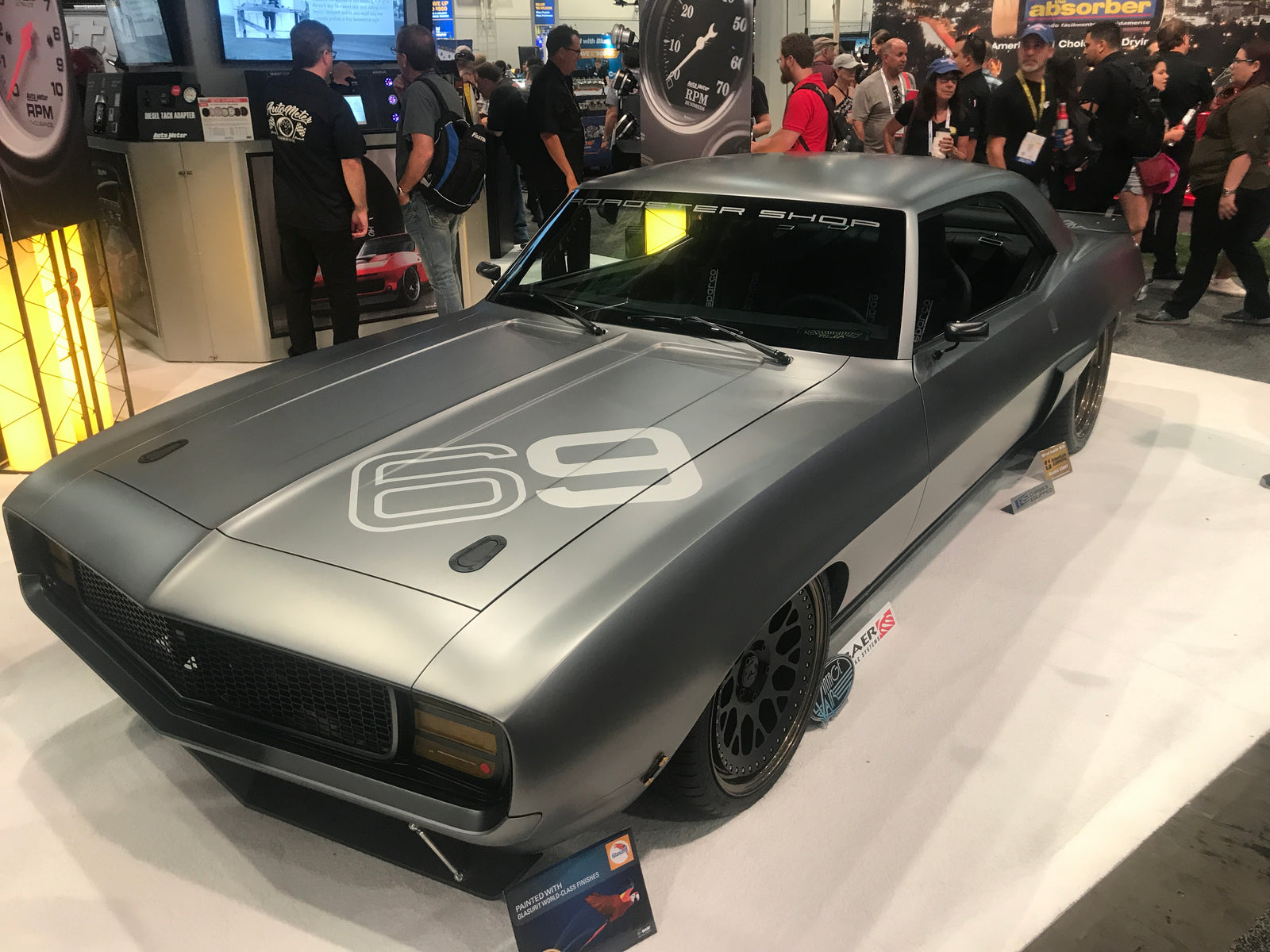 First generation Camaro fitted with Fesler flush glass