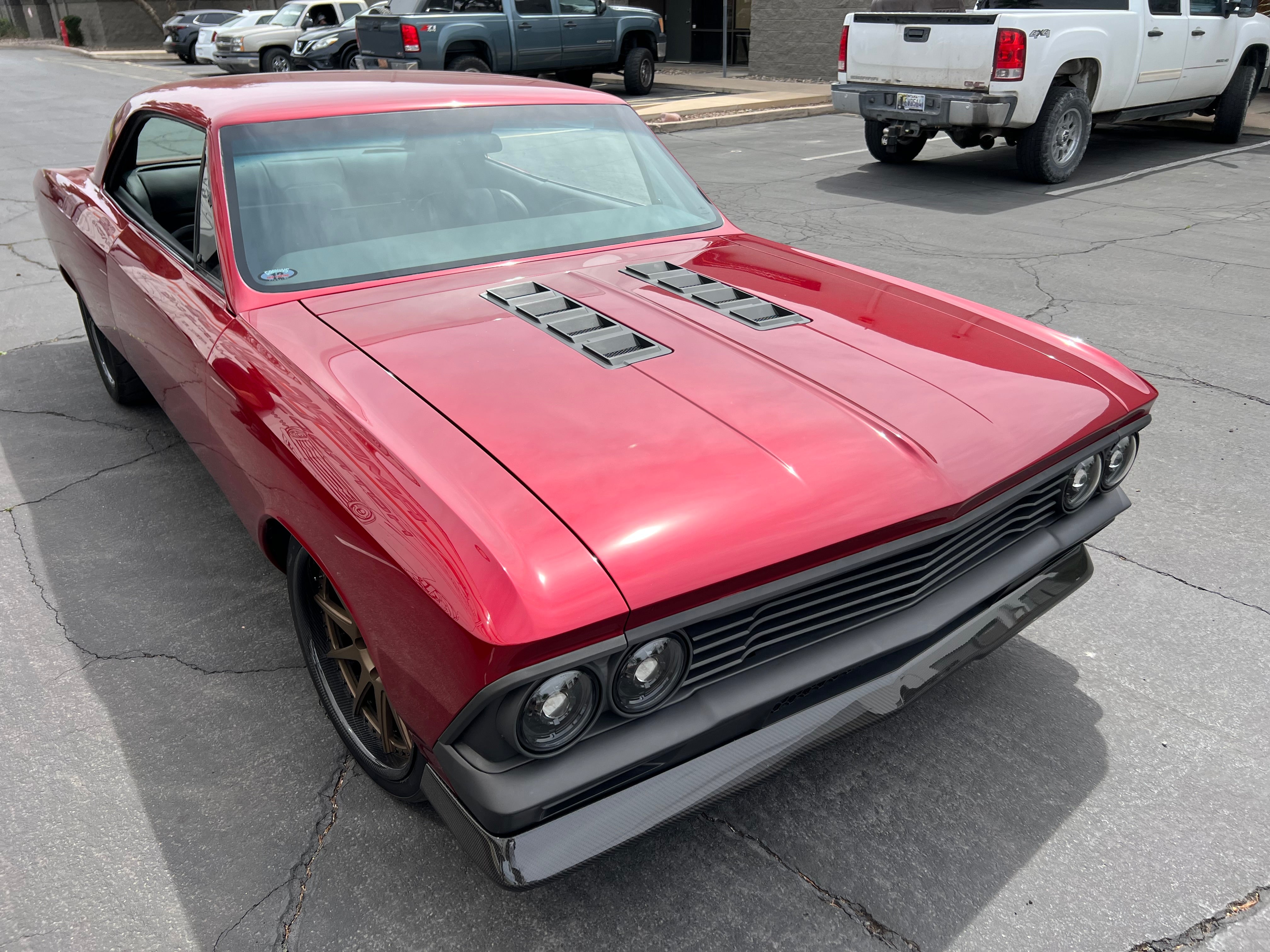 1966-67 Chevelle DOT Flush Mount Trim less Glass Kit. Made in America.