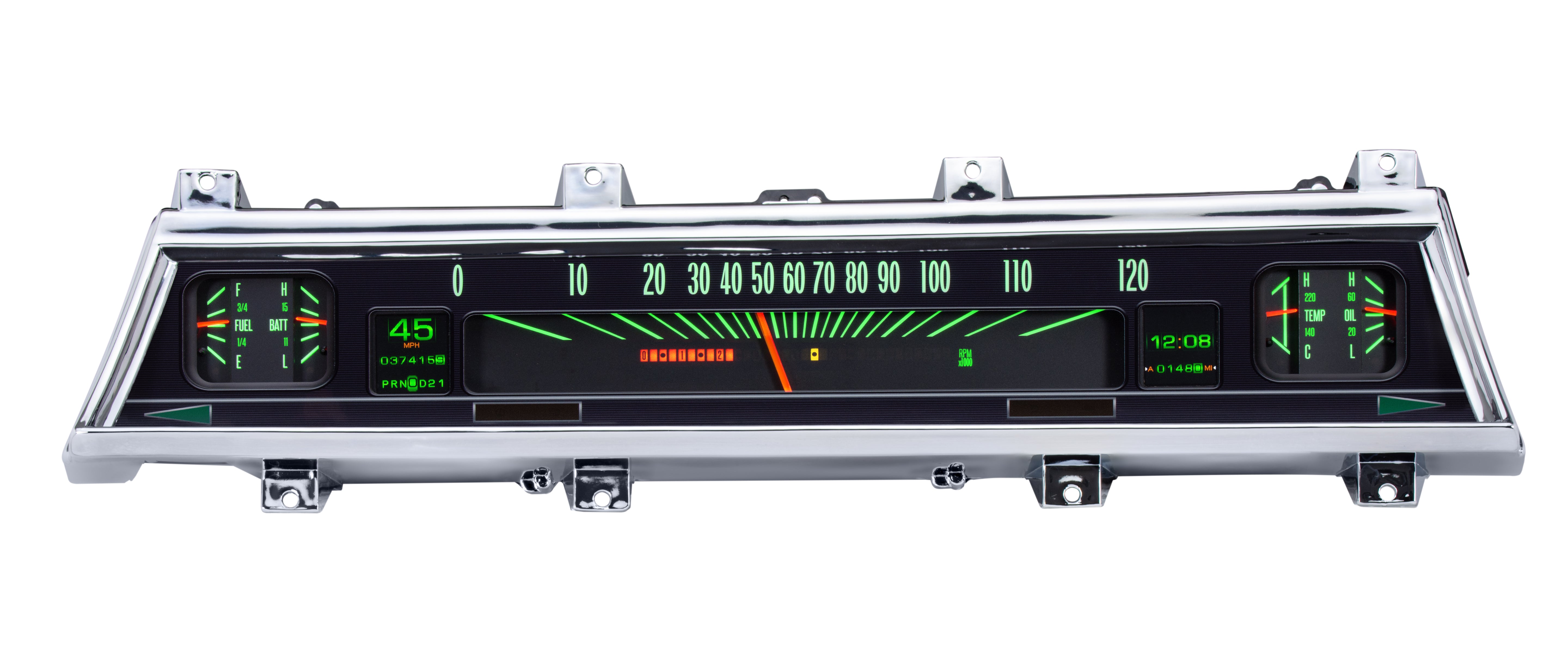 Dakota Digital RTX-66C-CVL-X — 1966–67 Chevy Chevelle/El Camino Chevelle/El Camino RTX Instruments
