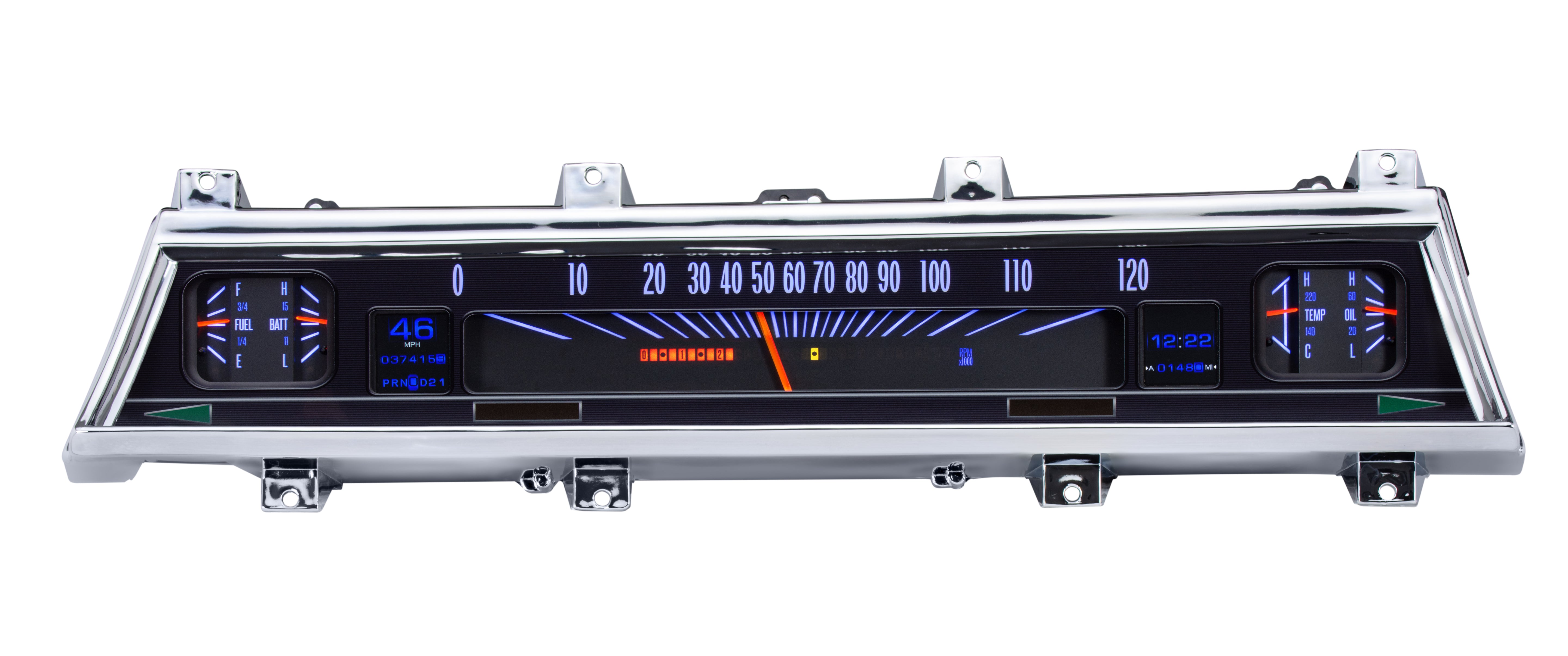 Dakota Digital RTX-66C-CVL-X — 1966–67 Chevy Chevelle/El Camino Chevelle/El Camino RTX Instruments
