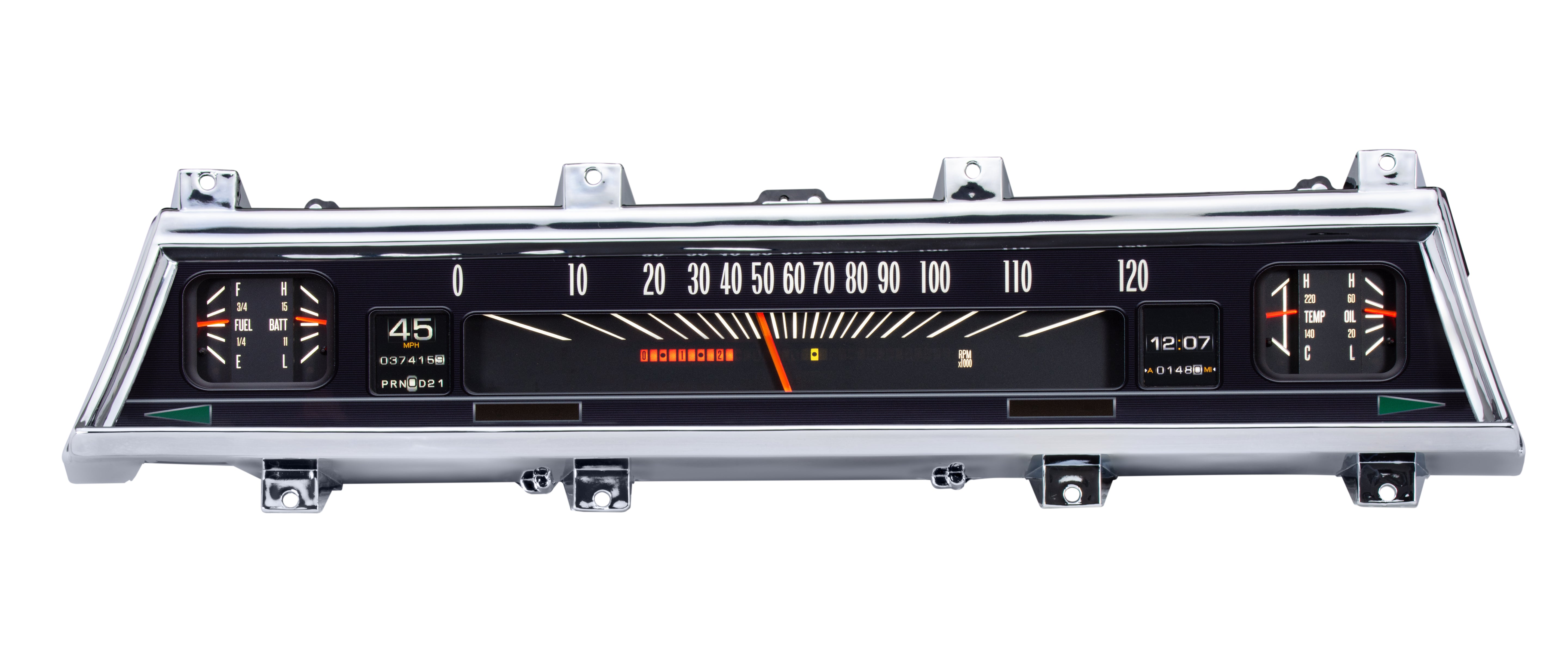 Dakota Digital RTX-66C-CVL-X — 1966–67 Chevy Chevelle/El Camino Chevelle/El Camino RTX Instruments