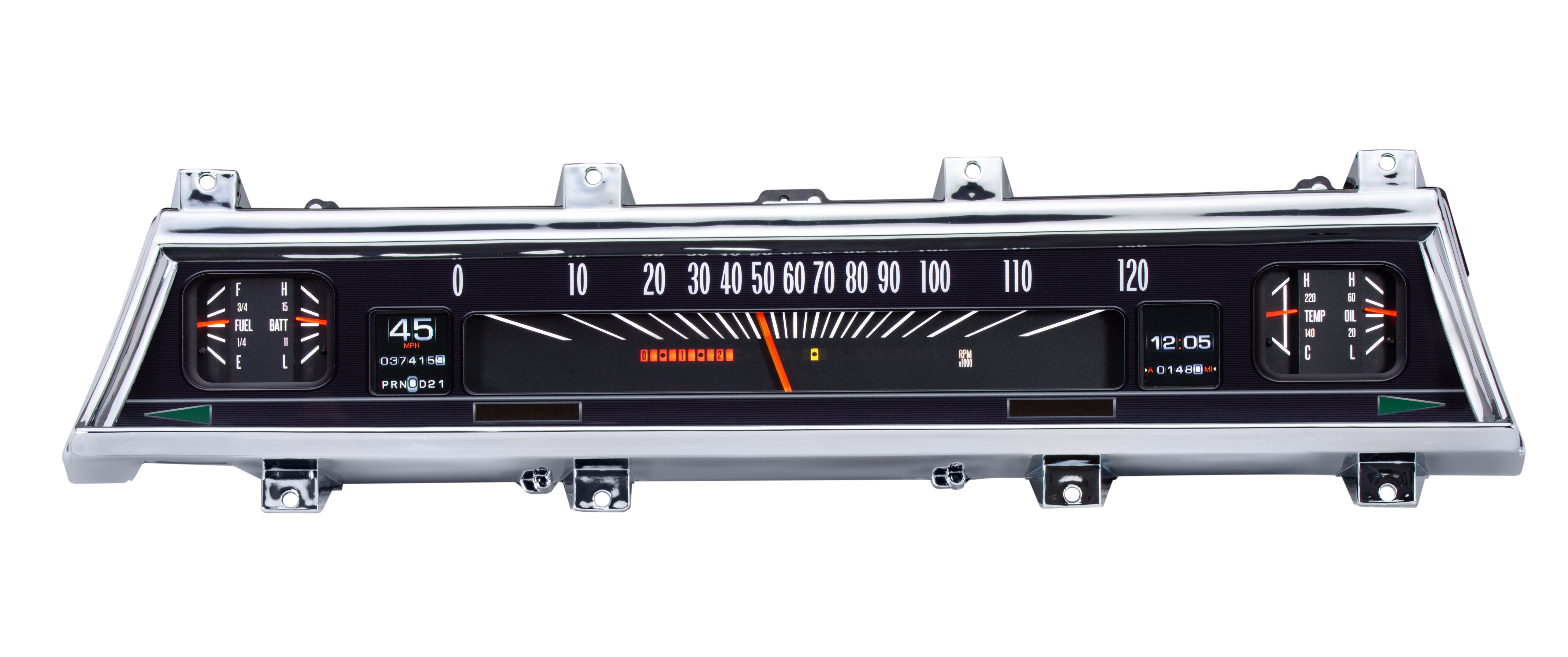 Dakota Digital RTX-66C-CVL-X — 1966–67 Chevy Chevelle/El Camino Chevelle/El Camino RTX Instruments