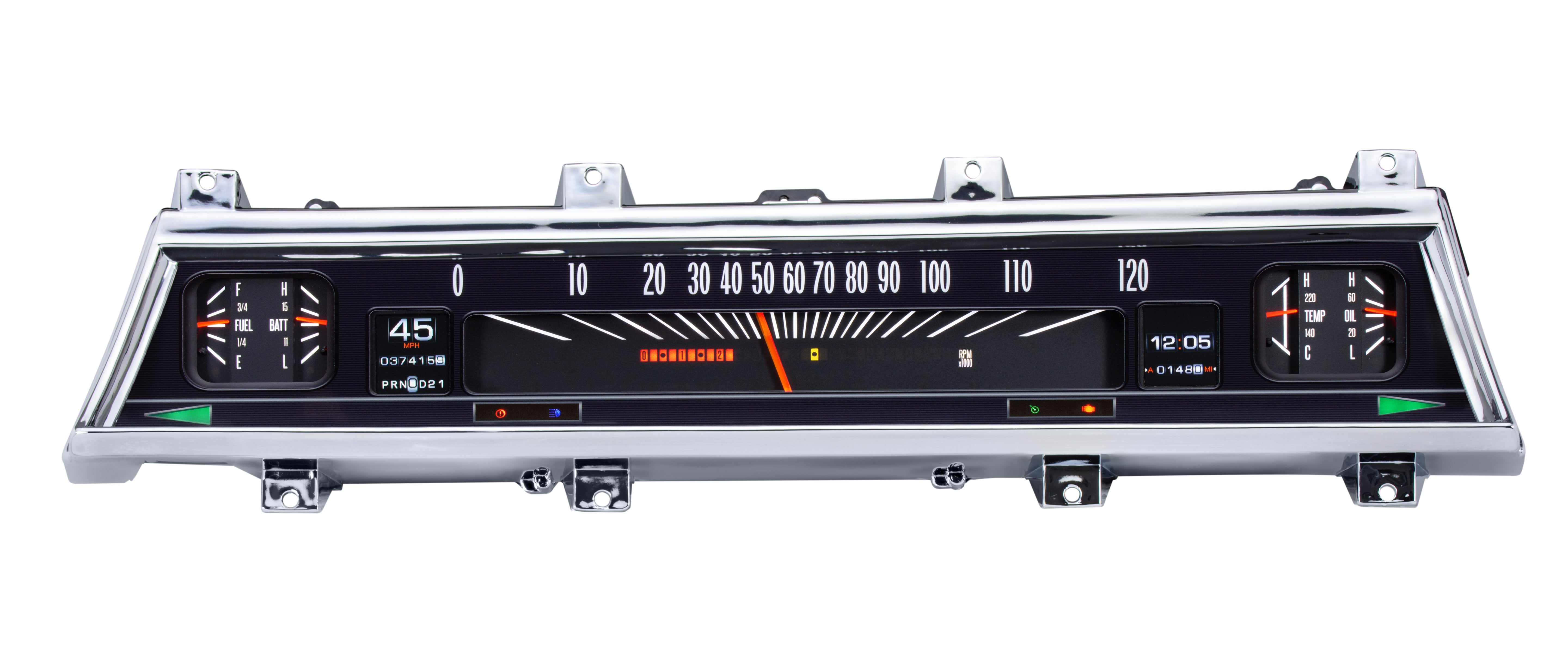 Dakota Digital RTX-66C-CVL-X — 1966–67 Chevy Chevelle/El Camino Chevelle/El Camino RTX Instruments
