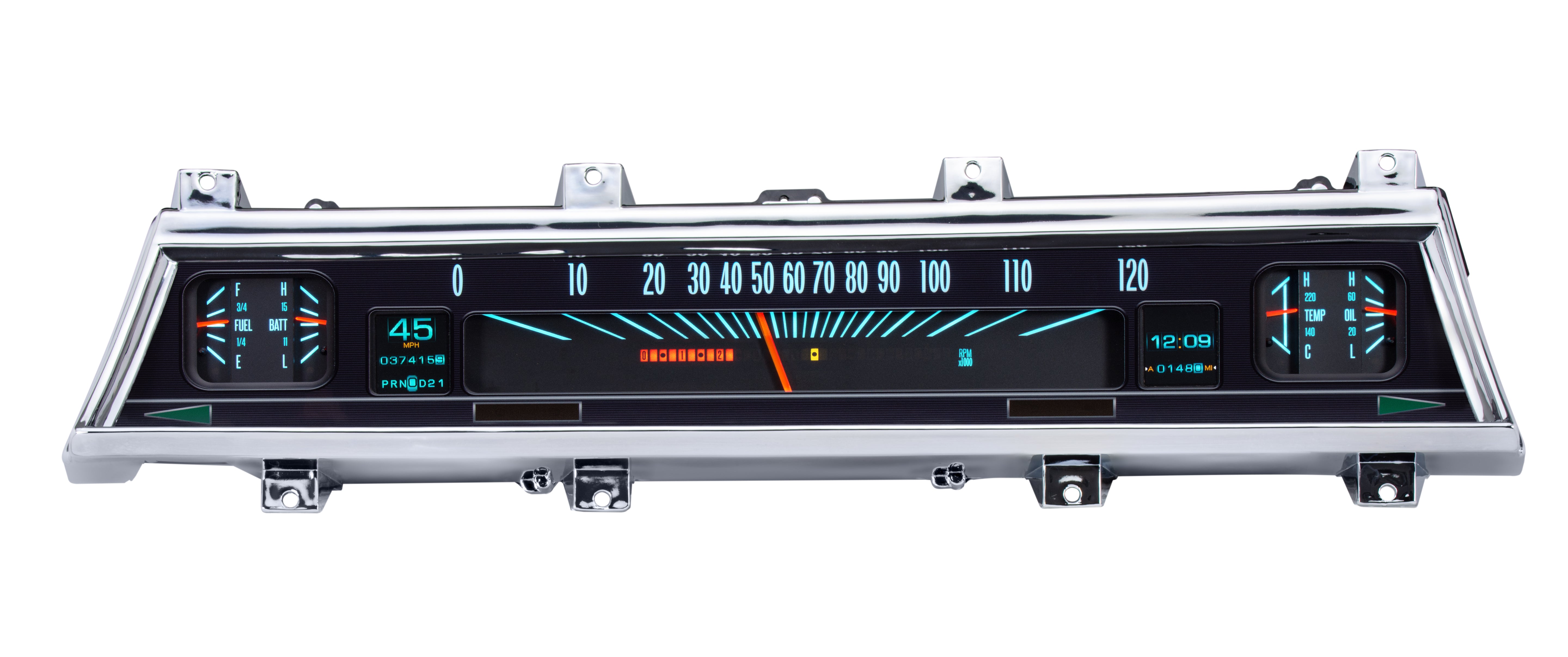 Dakota Digital RTX-66C-CVL-X — 1966–67 Chevy Chevelle/El Camino Chevelle/El Camino RTX Instruments