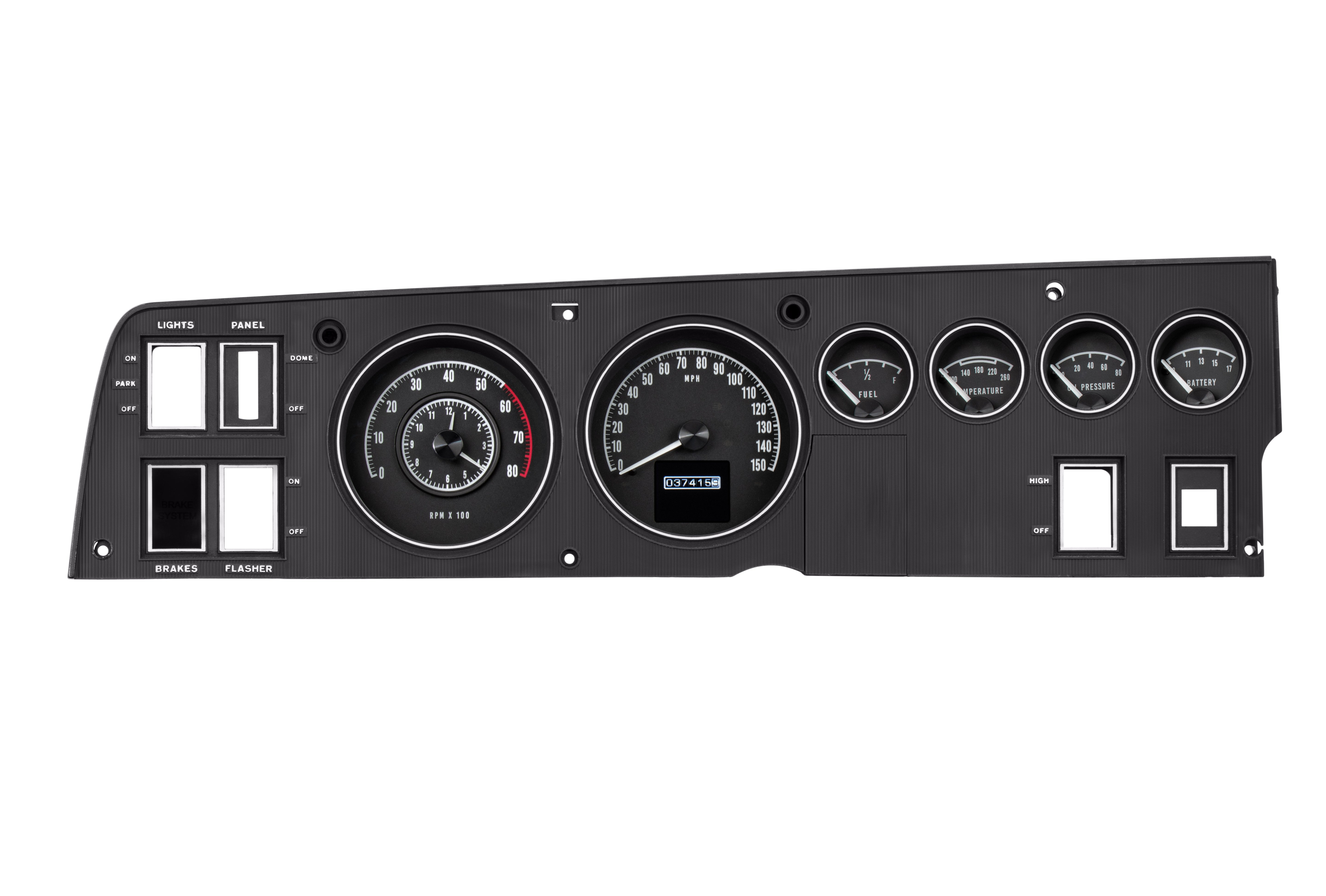 Dakota Digital RTX-68D-CHG-X — 1968–70 Dodge Charger RTX Gauge