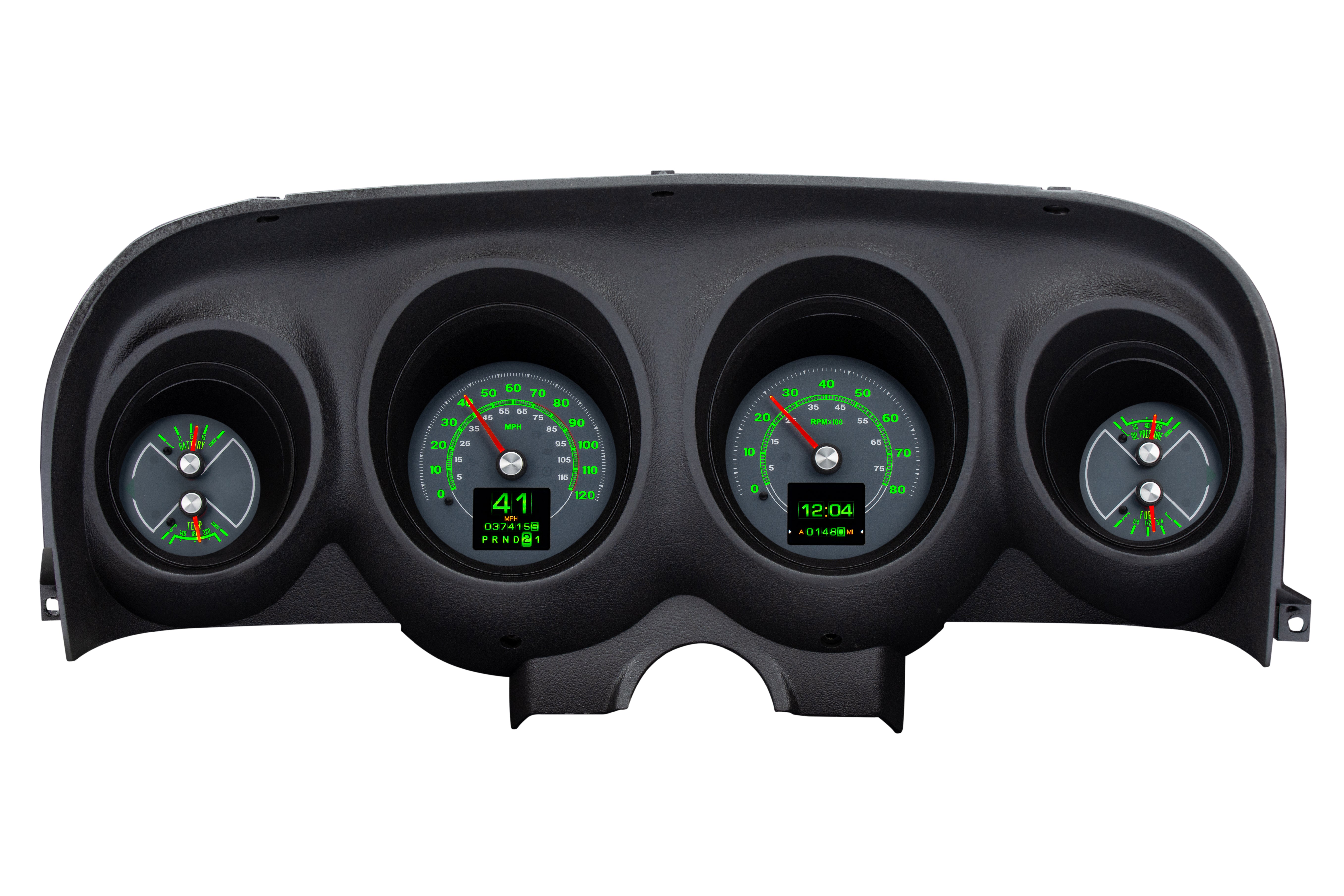 Dakota Digital RTX-69F-MUS-X — 1969–70 Ford Mustang RTX Gauge