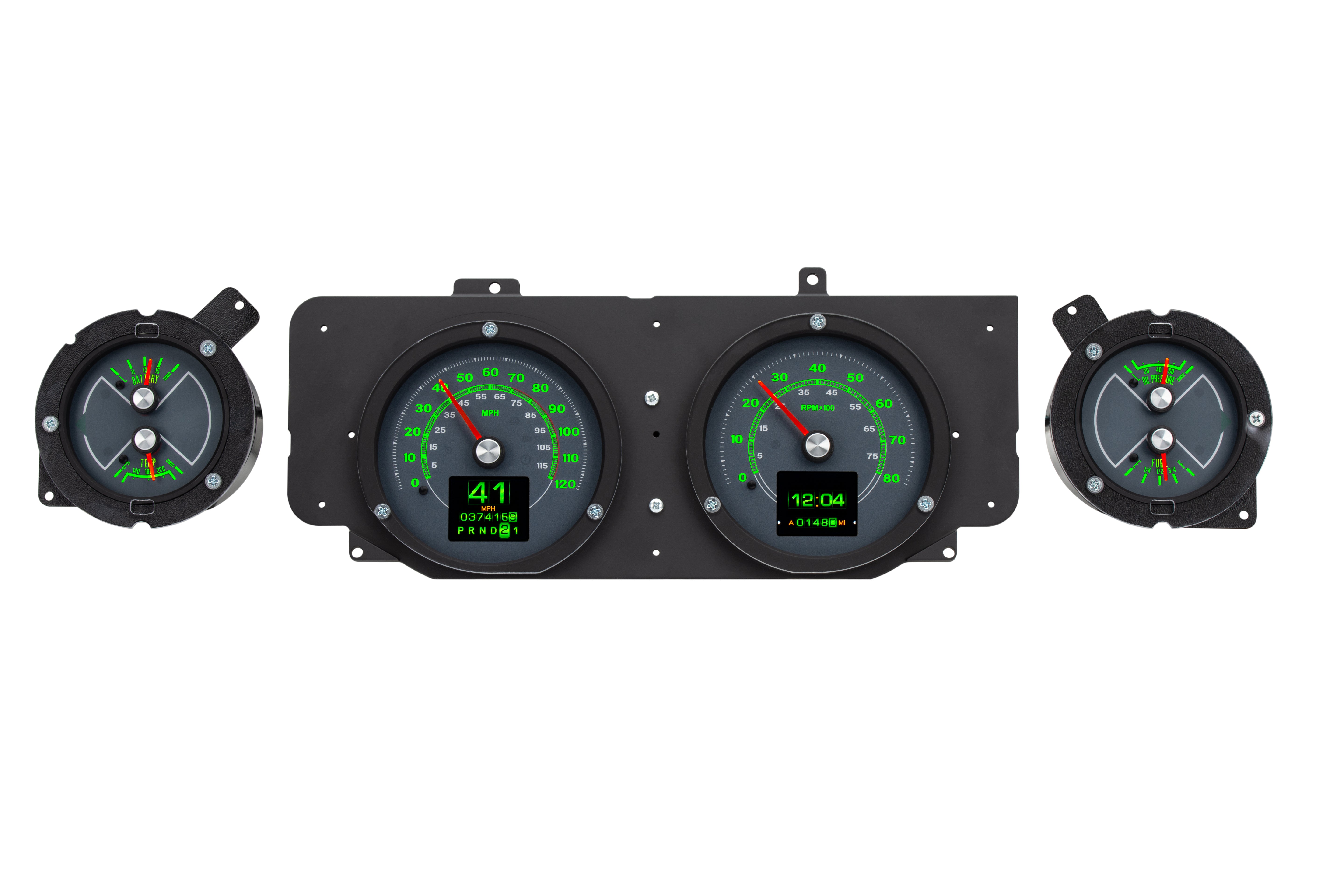Dakota Digital RTX-69F-MUS-X — 1969–70 Ford Mustang RTX Gauge