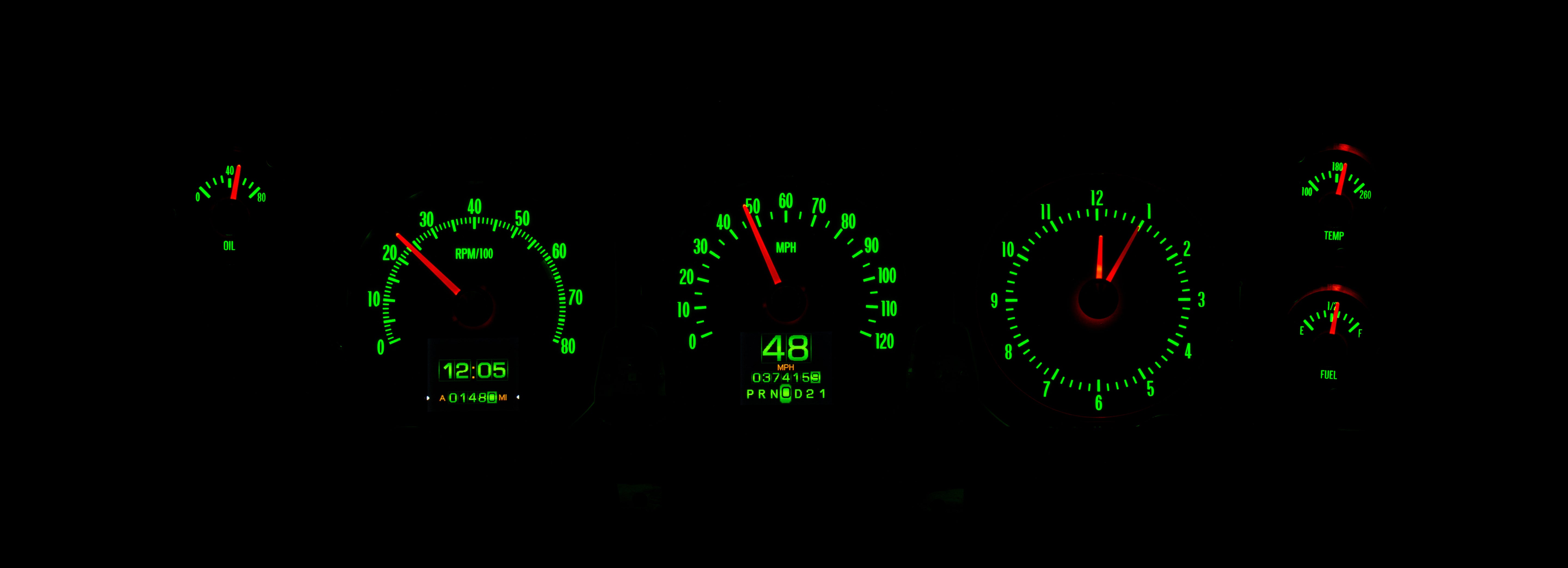 Dakota Digital RTX-70C-CVL-X — 1970–72 Chevy Chevelle SS / El Camino / Monte Carlo RTX Gauge Kit