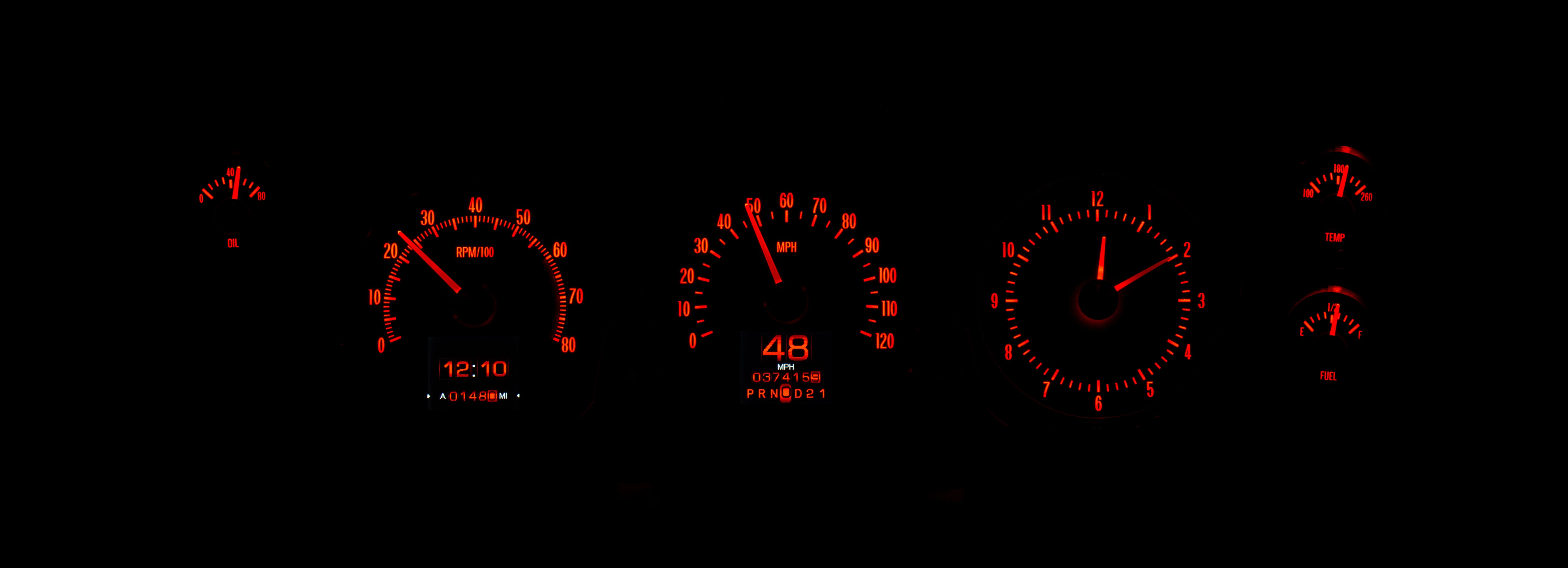Dakota Digital RTX-70C-CVL-X — 1970–72 Chevy Chevelle SS / El Camino / Monte Carlo RTX Gauge Kit