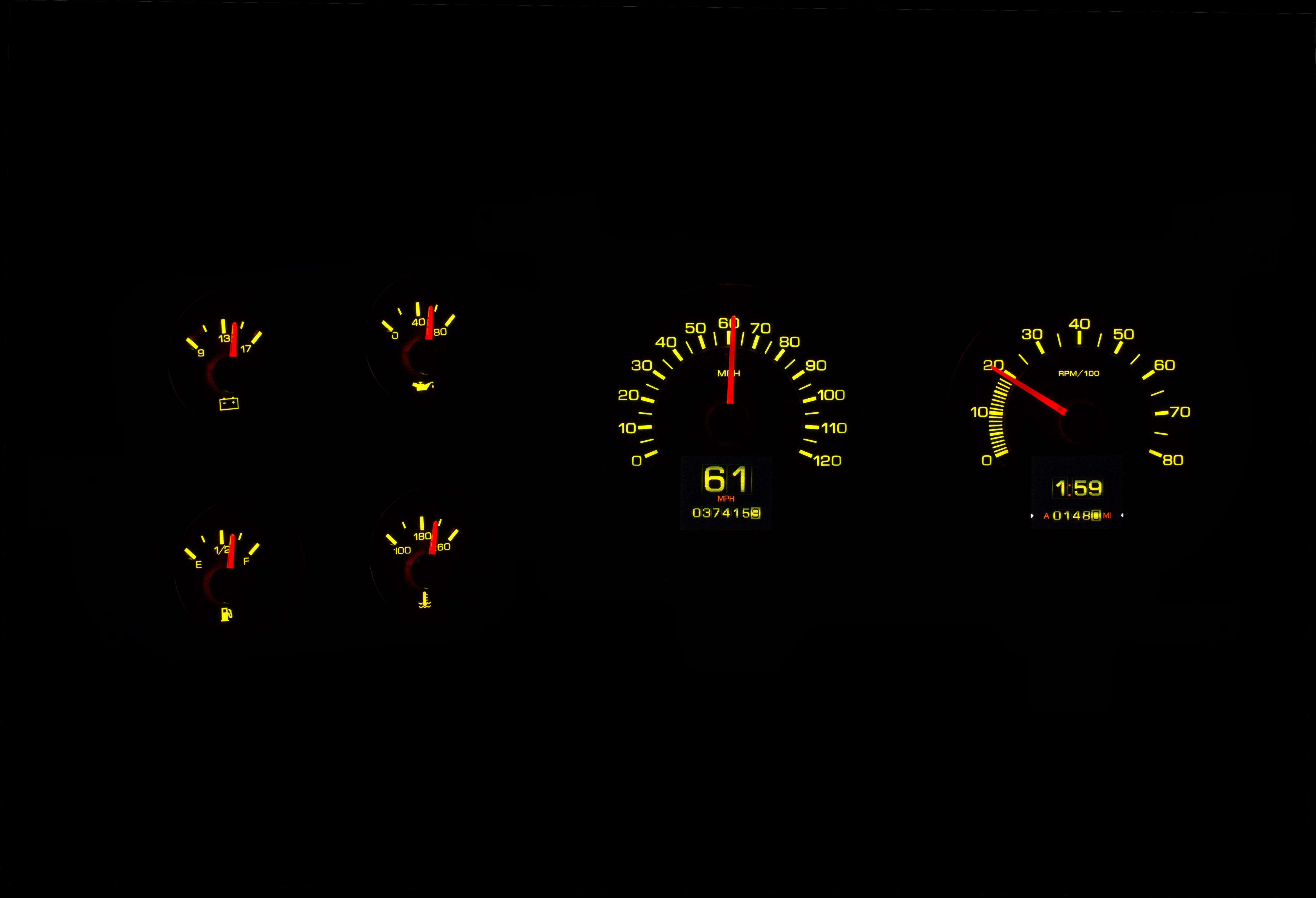 Dakota Digital RTX-79C-PU-X — 1979–1987 Chevy/GMC C10/R10 Truck RTX Instrument System