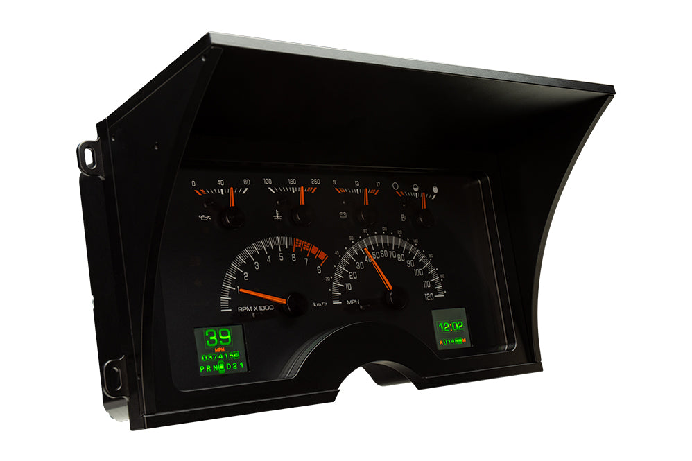 Dakota Digital RTX-92C-PU-X — 1992–1994 GM SUV (Blazer/Suburban) & Chevy/GMC Truck RTX Instrument System