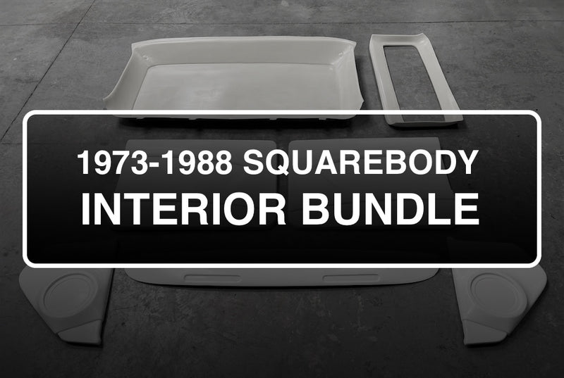 1973–1988 Squarebody Full Interior Kit | Fesler Fiberglass Interior Package