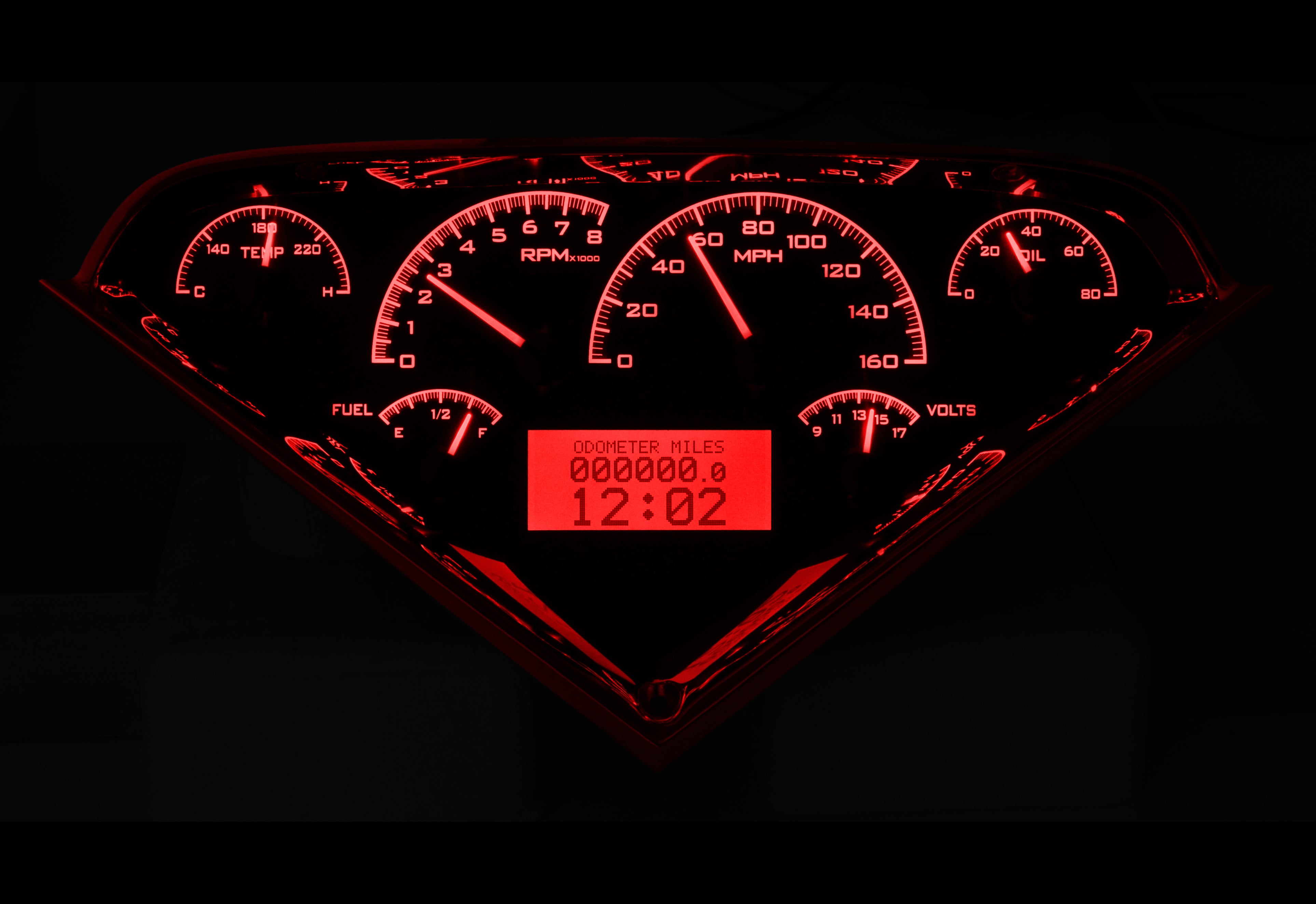 Dakota Digital VHX-55C-PU — 1955–1959 Chevy/GMC Truck VHX Instrument System