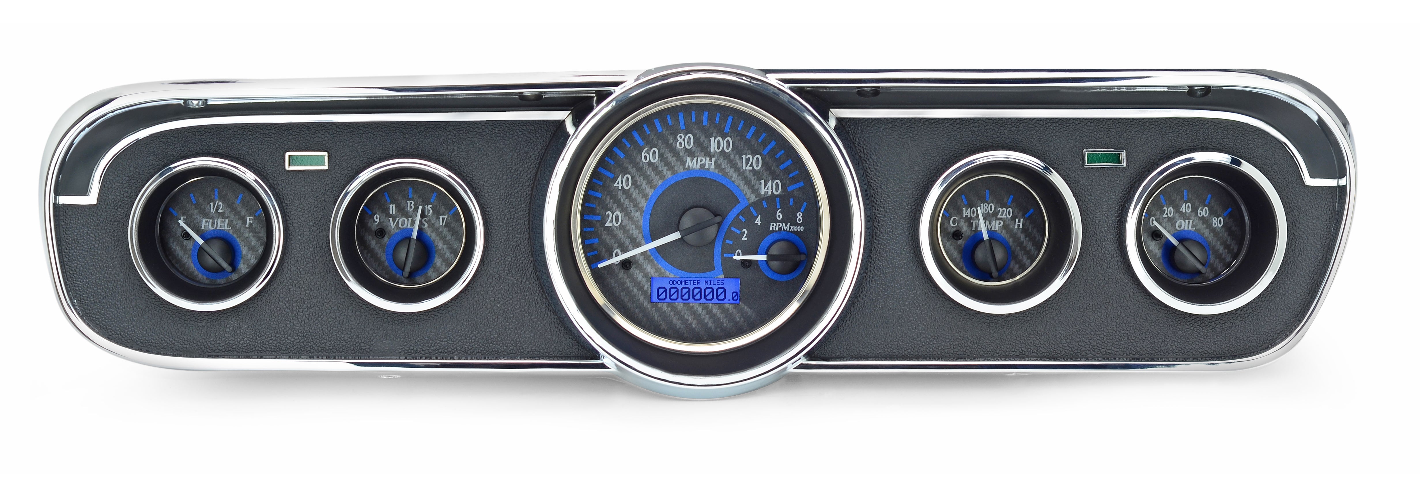 Dakota Digital VHX-65F-MUS — 1964.5–1966 Ford Mustang VHX Instrument S