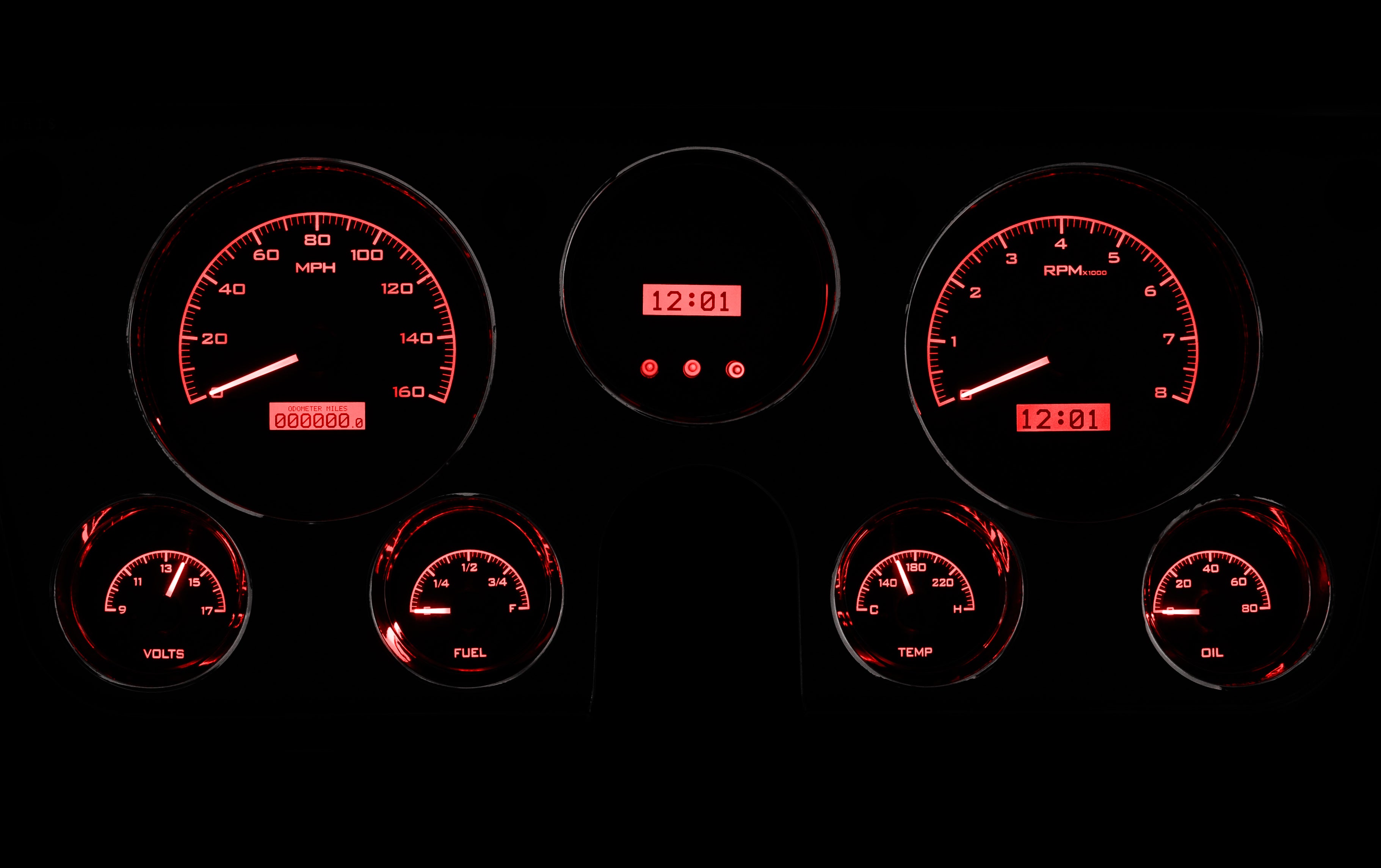 Dakota Digital VHX-67C-PU — 1967–1972 Chevy/GMC C10 Truck VHX Instrument System