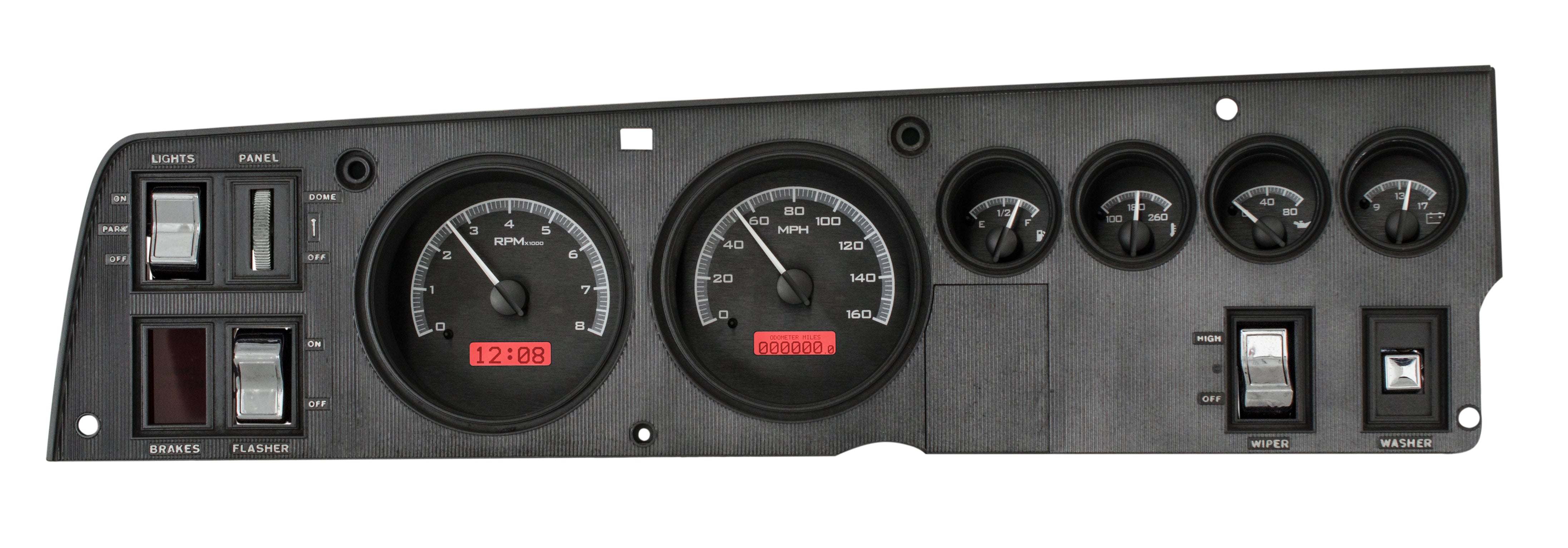 Dakota Digital VHX-68D-CHG — 1968–70 Dodge Charger VHX Gauge