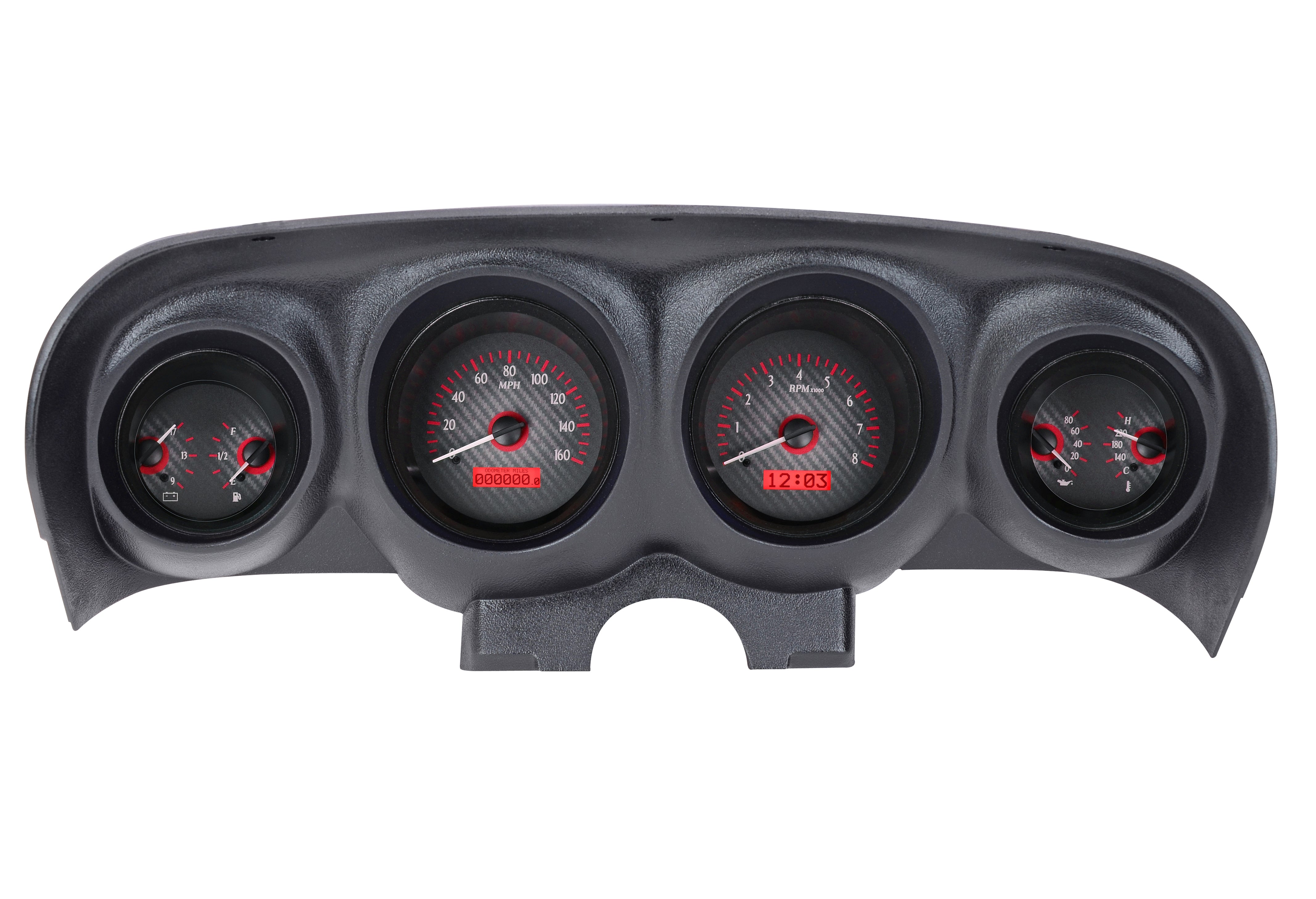 Dakota Digital VHX-69F-MUS — 1969–70 Ford Mustang VHX Gauge