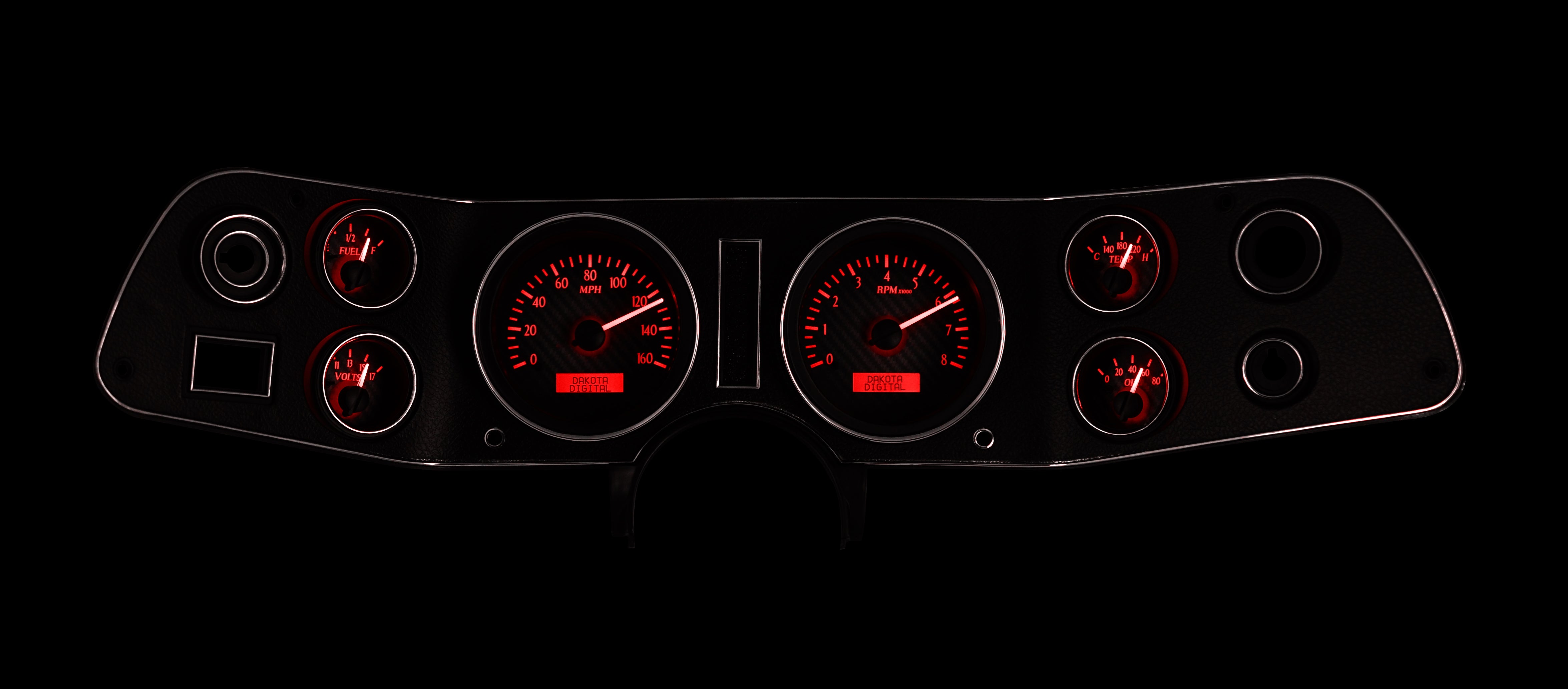 Dakota Digital VHX-70C-CAM — 1970–1981 Chevy Camaro VHX Instrument System