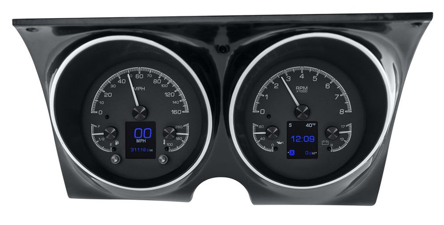 Clearance – Dakota Digital HDX-67C-CAM-K Gauge System (1967–1968 Camaro, Black)